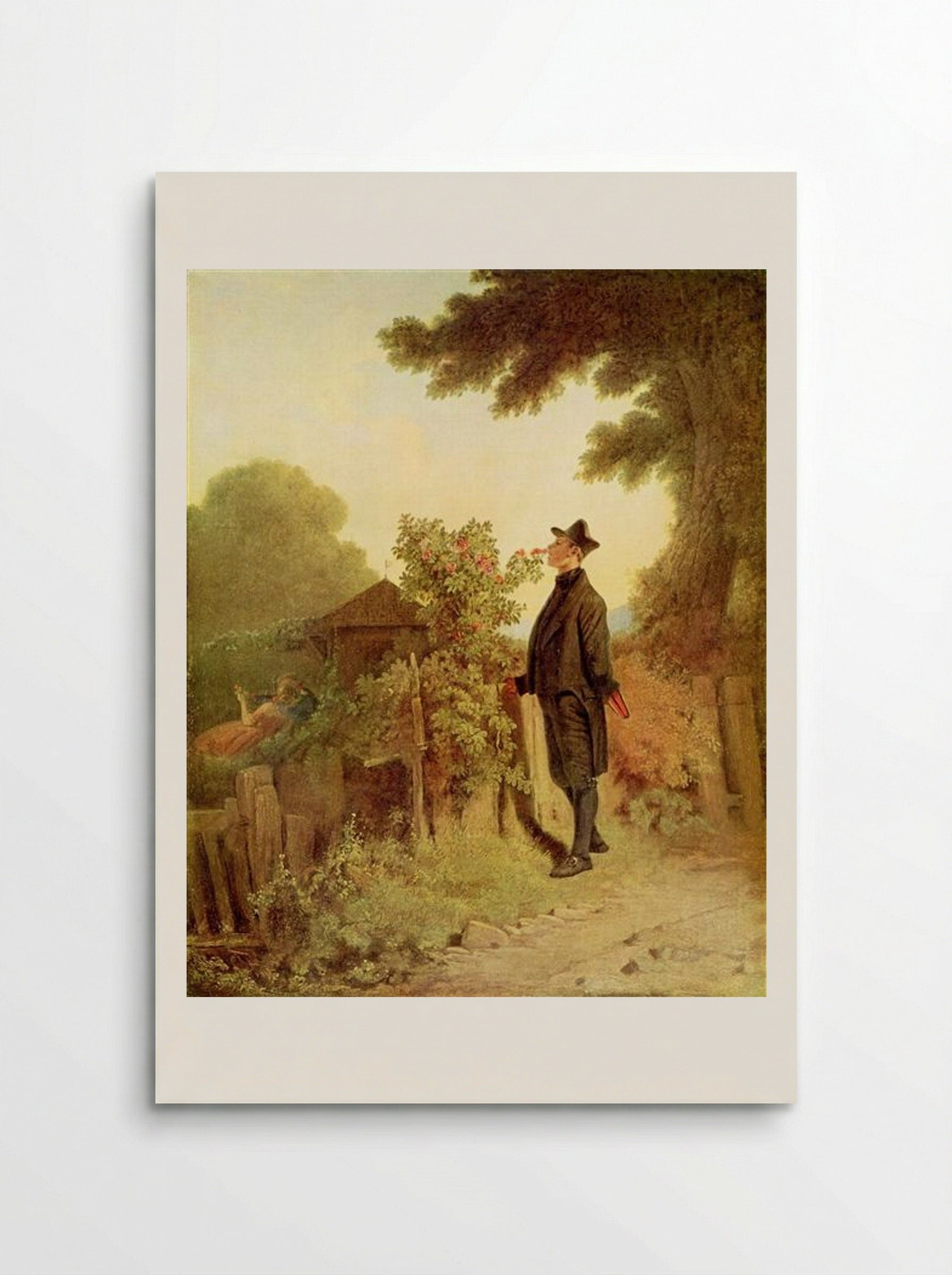 Rose Scent Memory - Carl Spitzweg - Poster