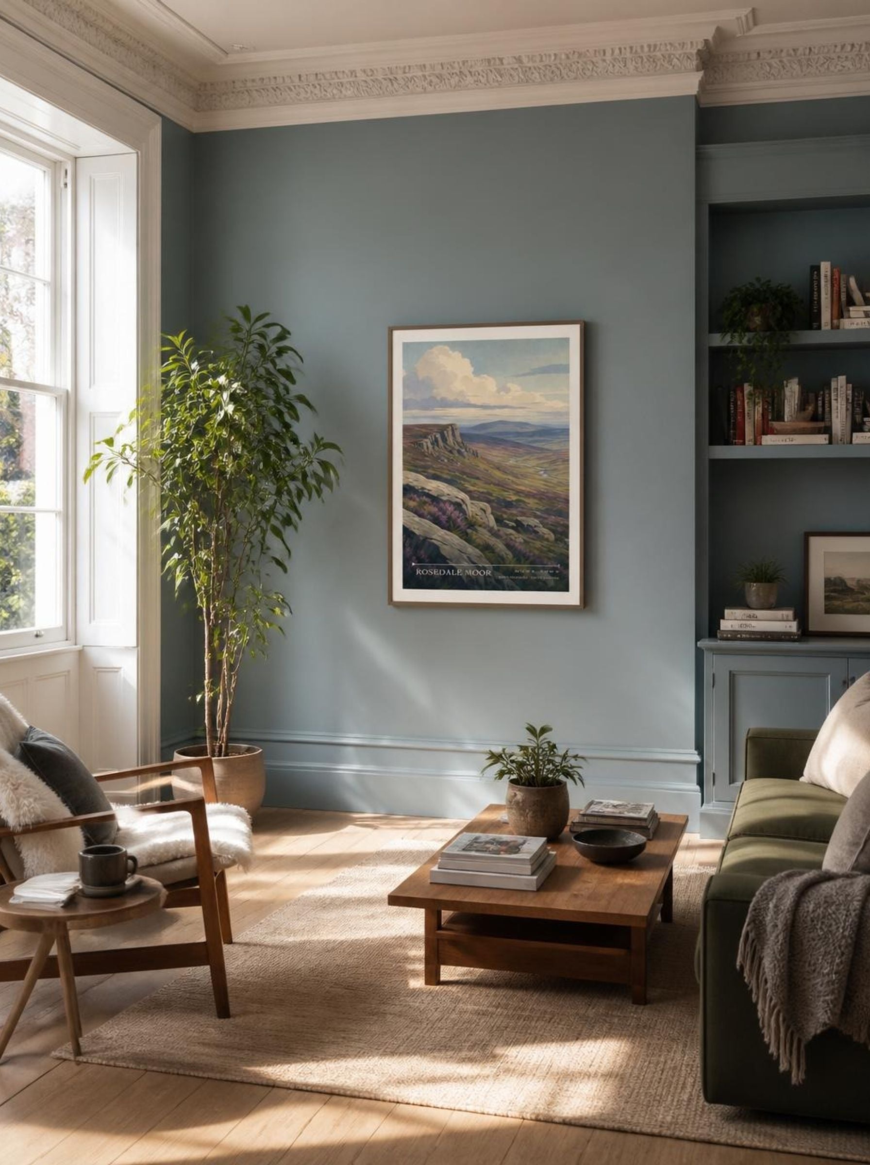Rosedale Moor North Yorkshire United Kingdom Travel Poster - Lifestyle