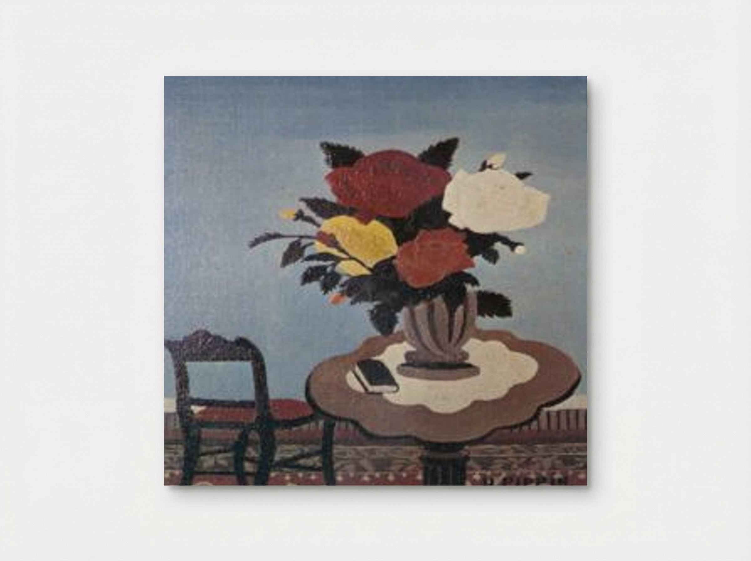 Roses With Red Chair - Horace Pippin - Poster