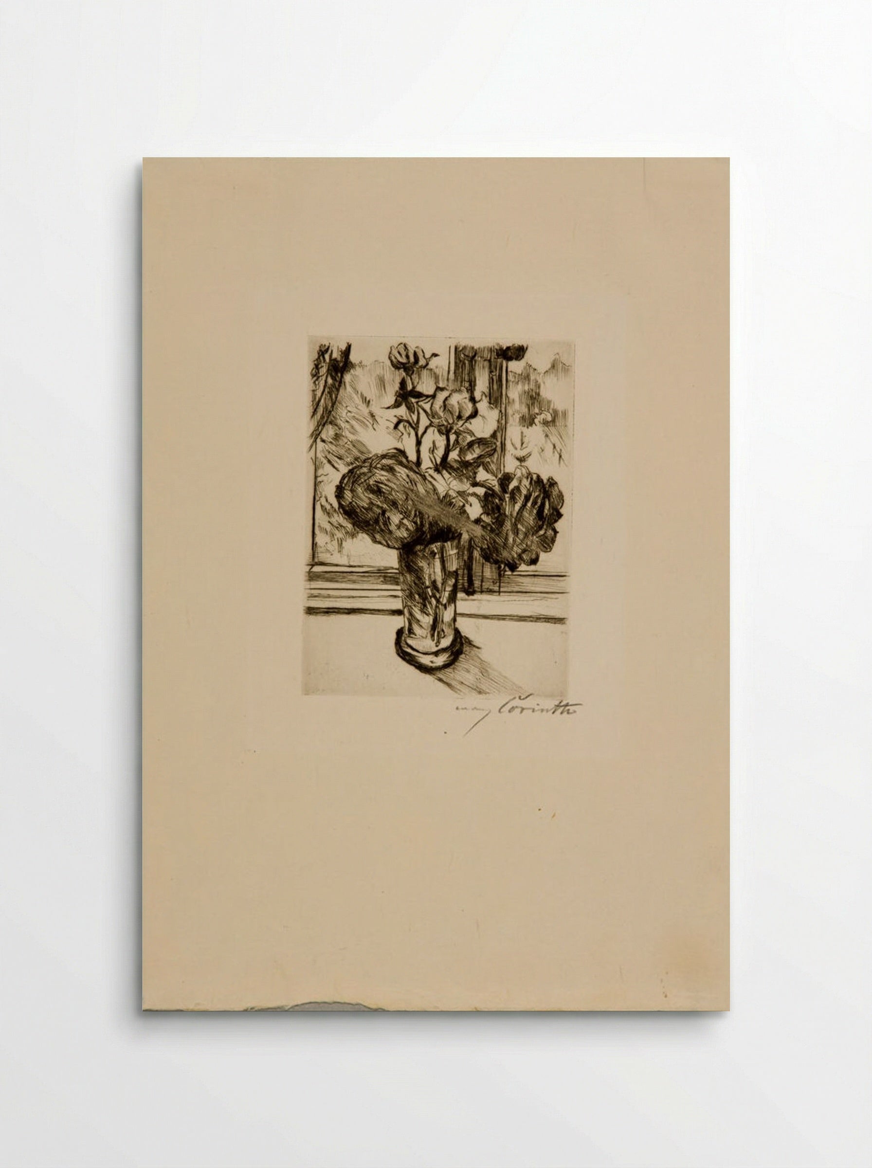 Roses in a Waterglass - Lovis Corinth - Poster