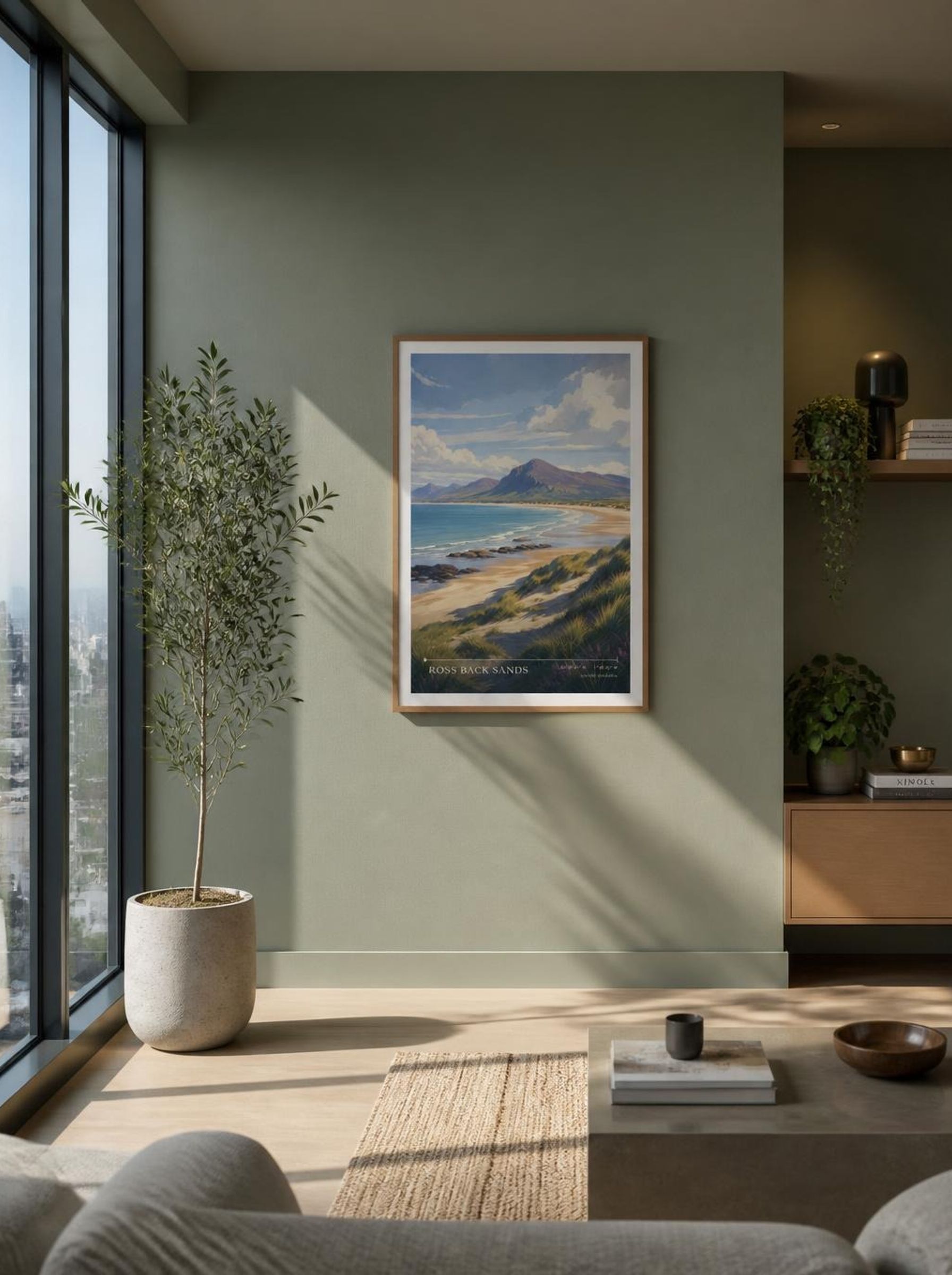 Ross Back Sands United Kingdom Travel Poster - Lifestyle