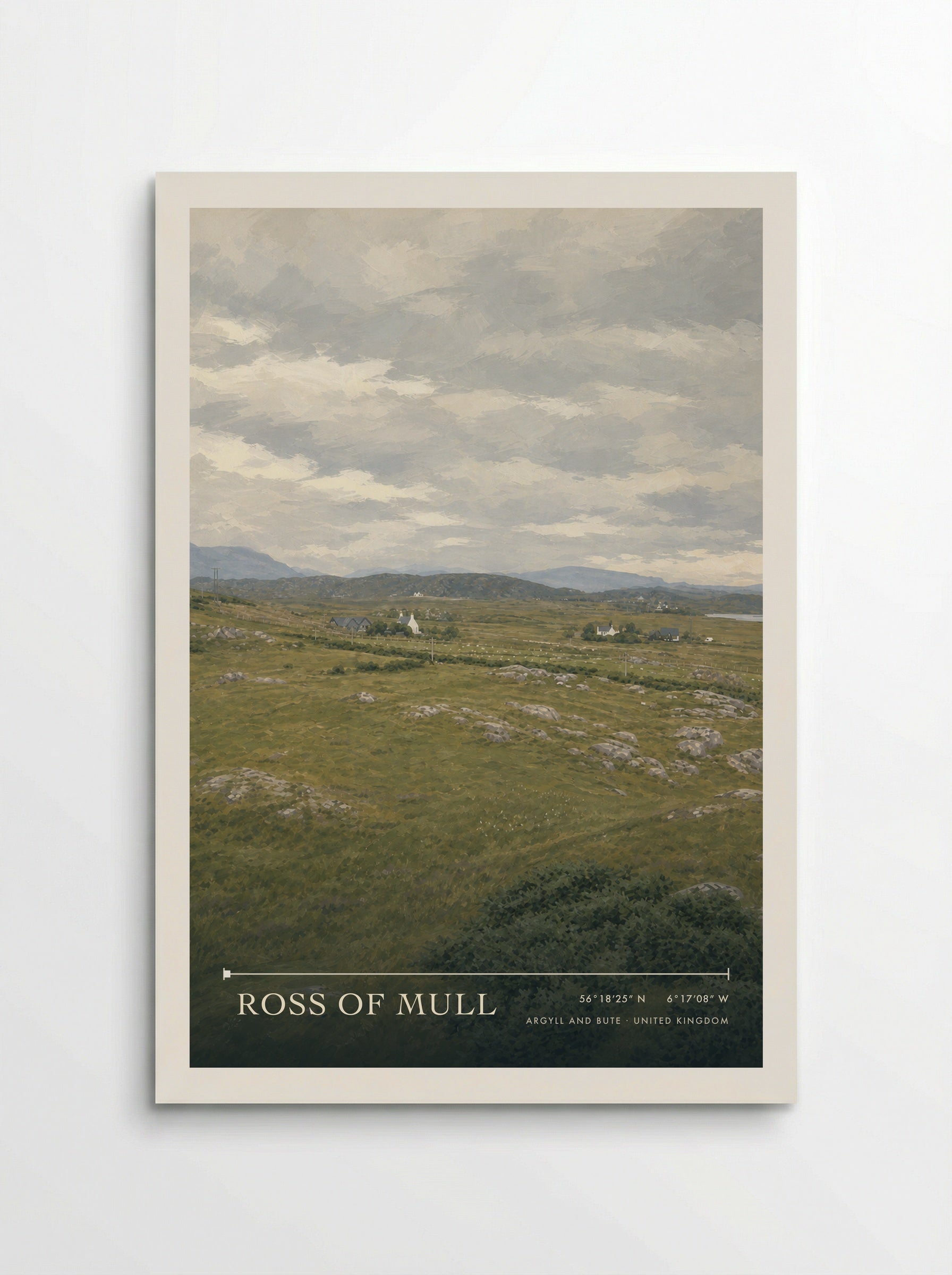 Ross of Mull Argyll and Bute United Kingdom Travel Poster - Poster