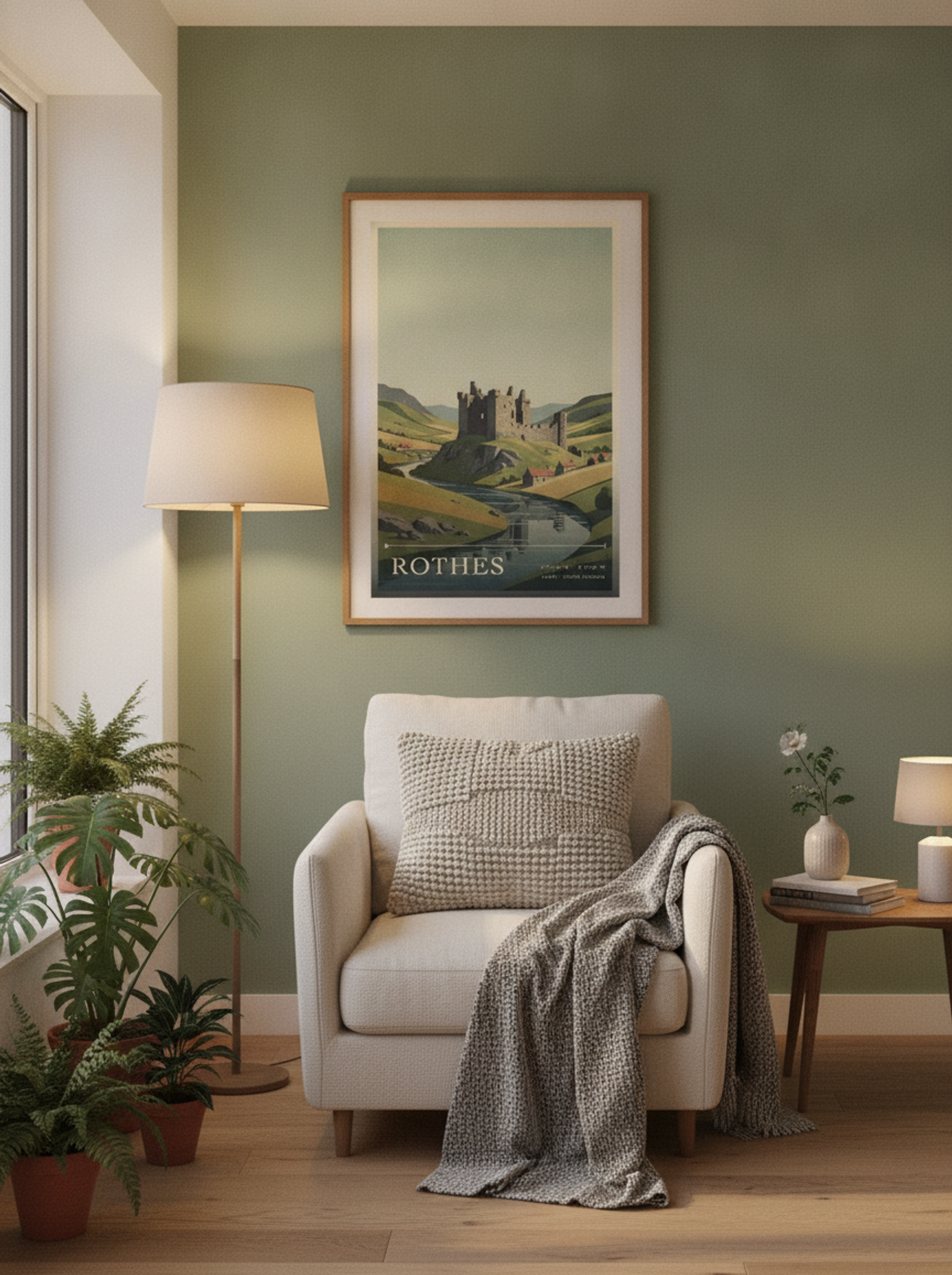 Rothes Moray United Kingdom Travel Poster - Lifestyle