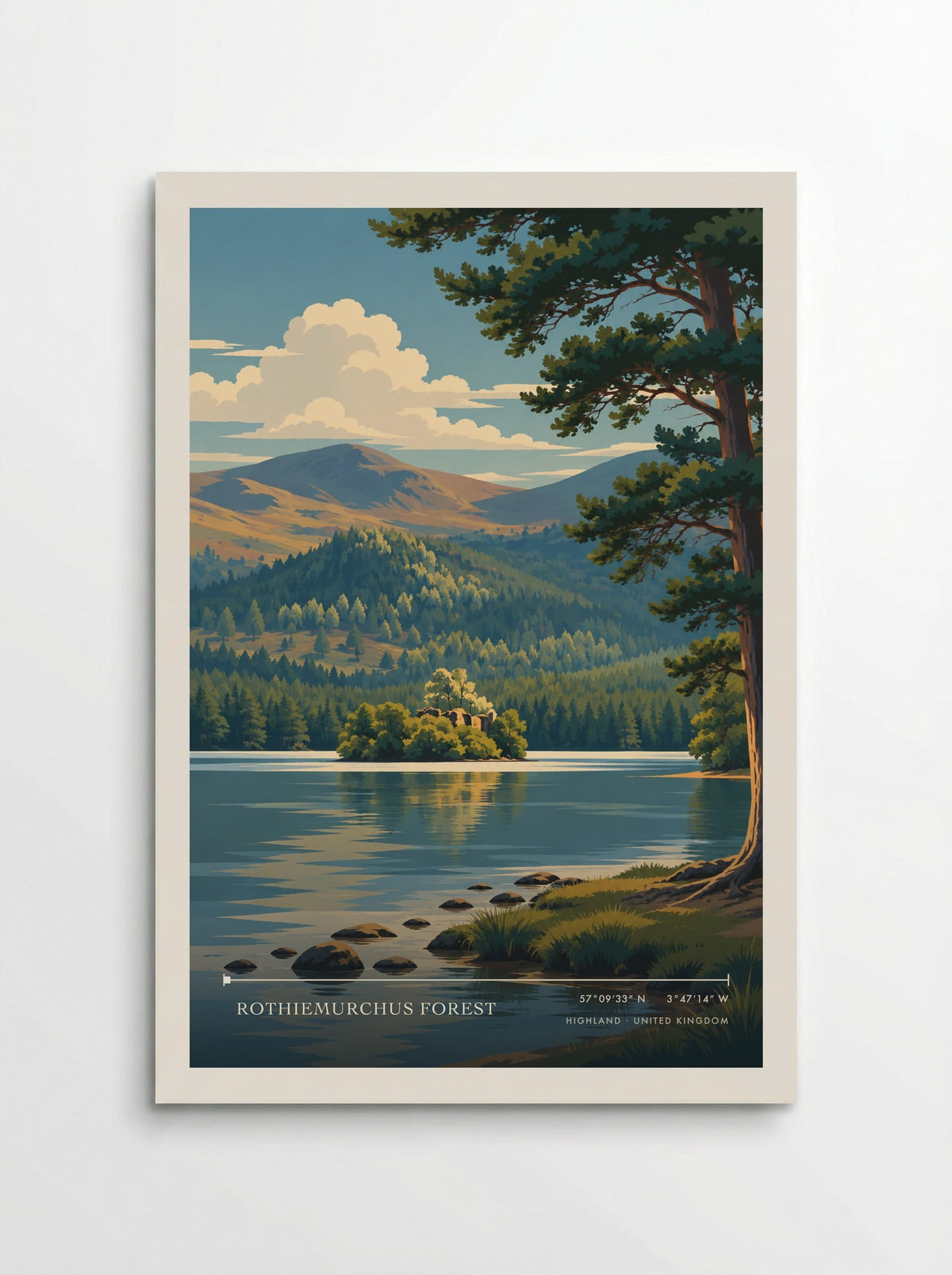 Rothiemurchus Forest, Highland | Travel Poster - Poster