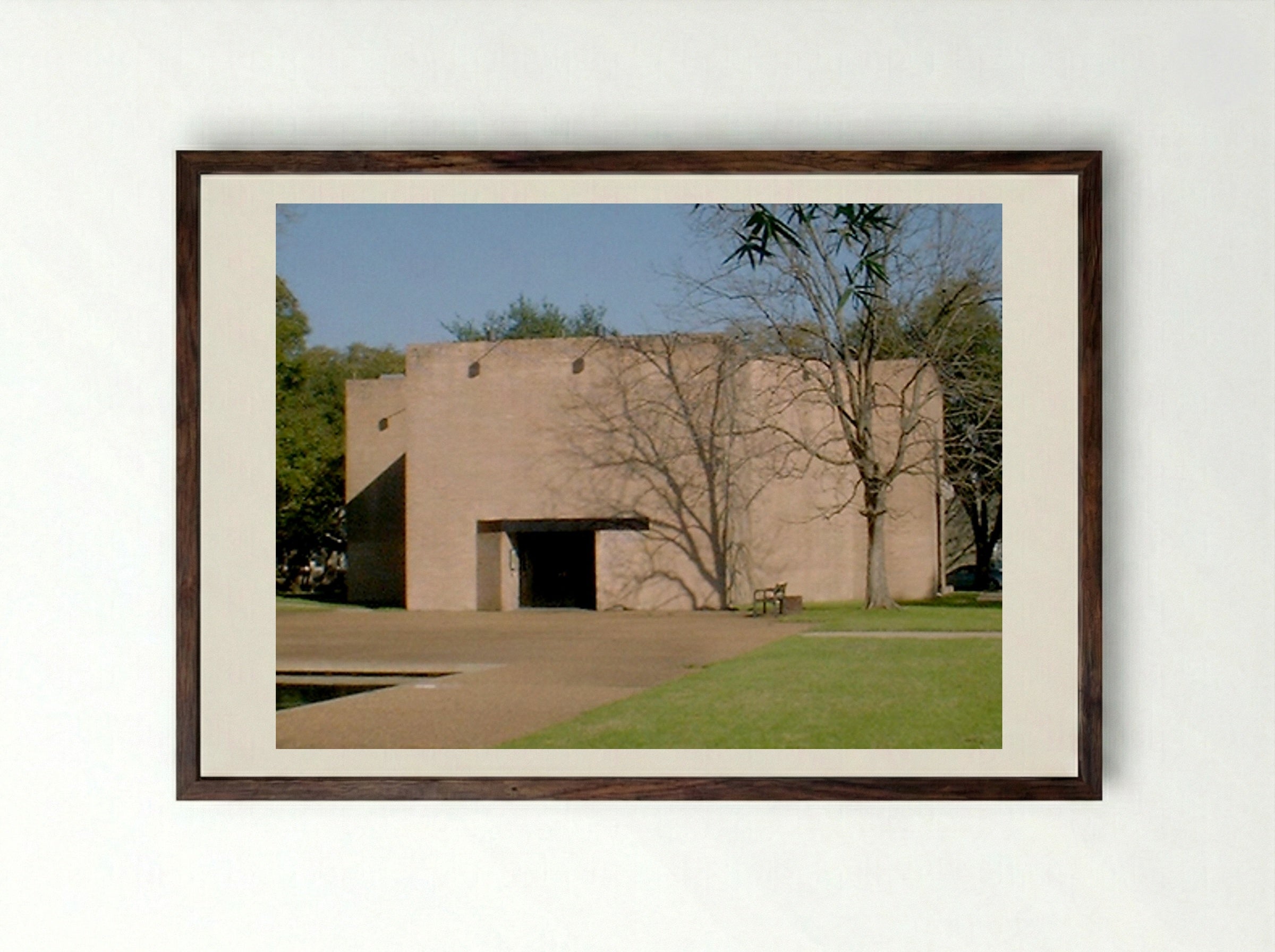 Rothko Chapel - Mark Rothko - Framed Print Dark Wood