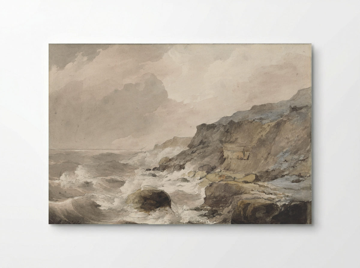 Rotskust te Boulogne sur Mer - Petrus Johannes Schotel - Poster