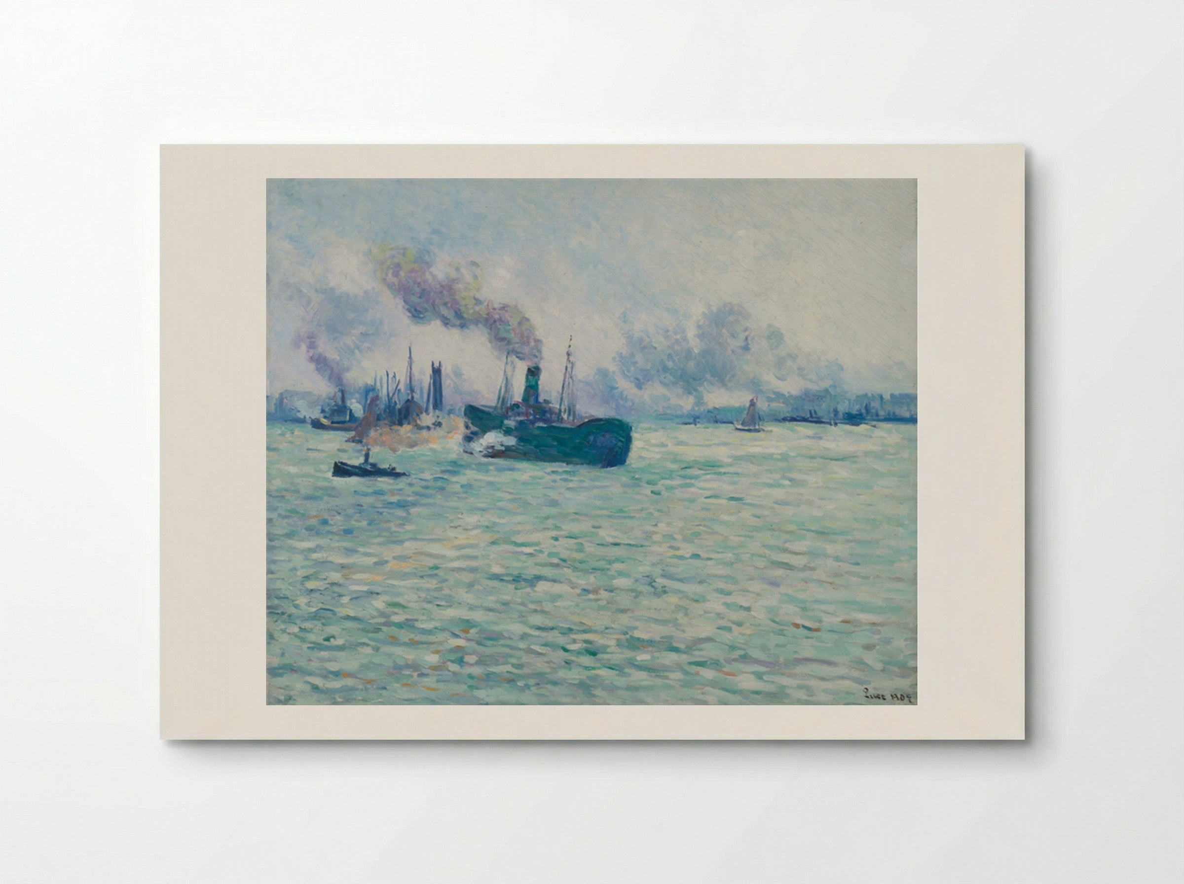 Rotterdam, Scène De Port - Maximilien Luce - Poster