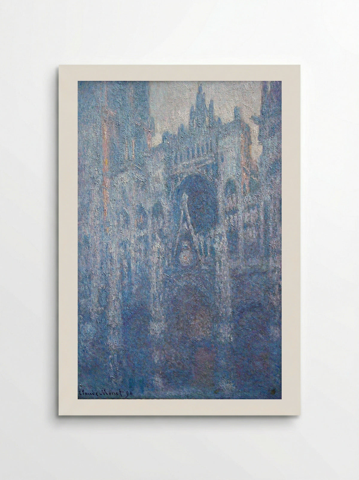 Rouen Cathedral, Clear Day - Claude Monet - Poster
