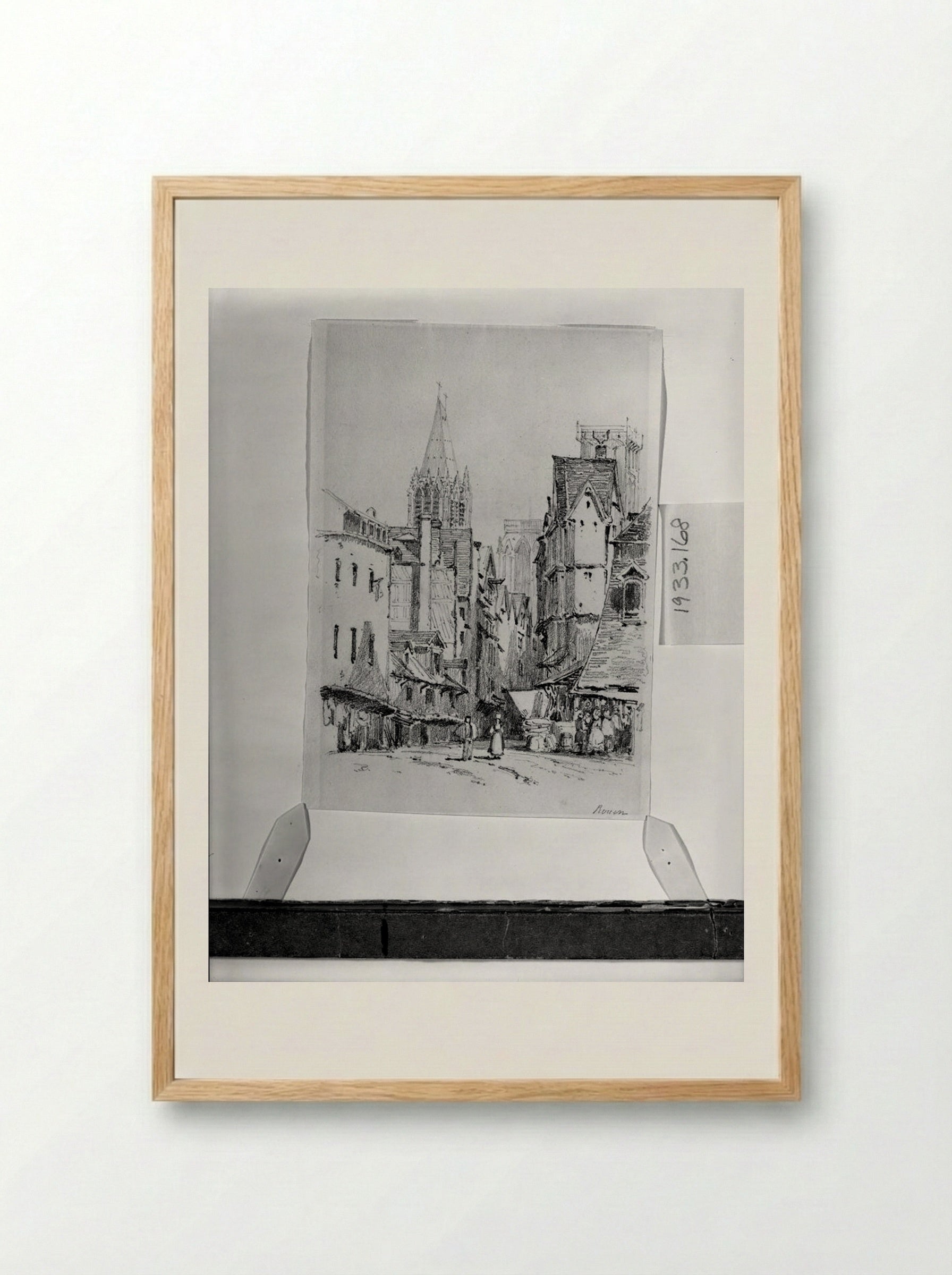 Rouen - Samuel Prout - Framed Print Wood