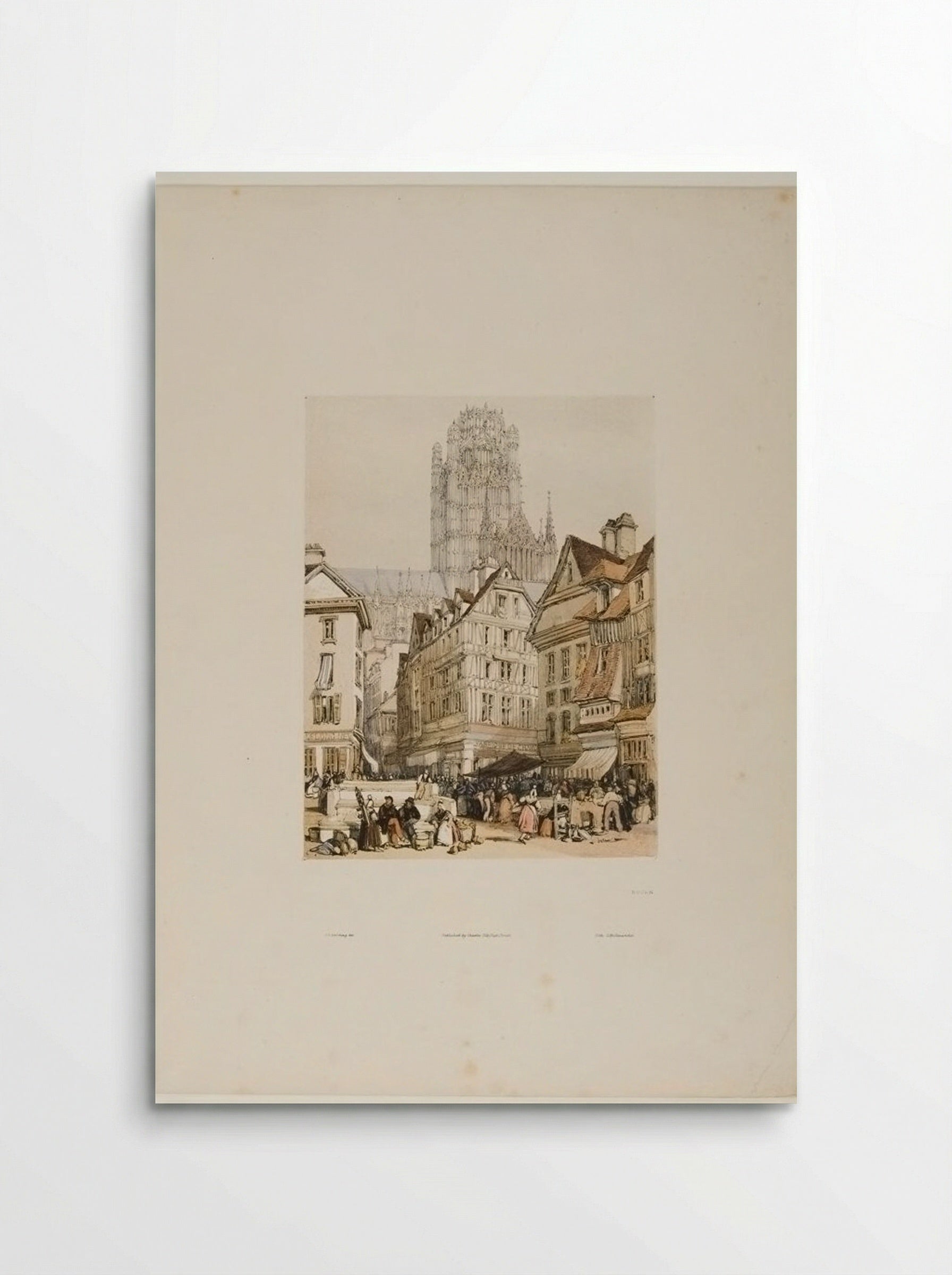 Rouen - James Duffield Harding - Poster