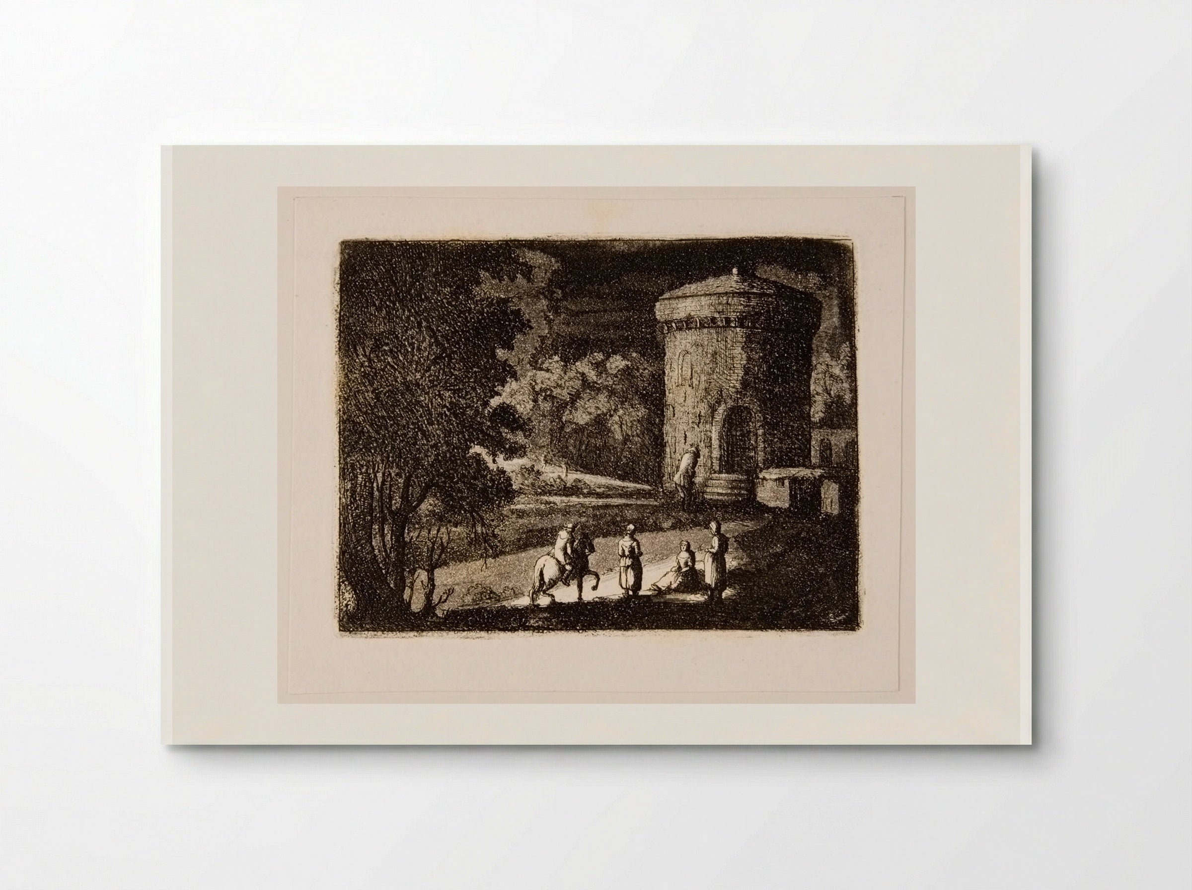 Round Tower - David Deuchar - Poster