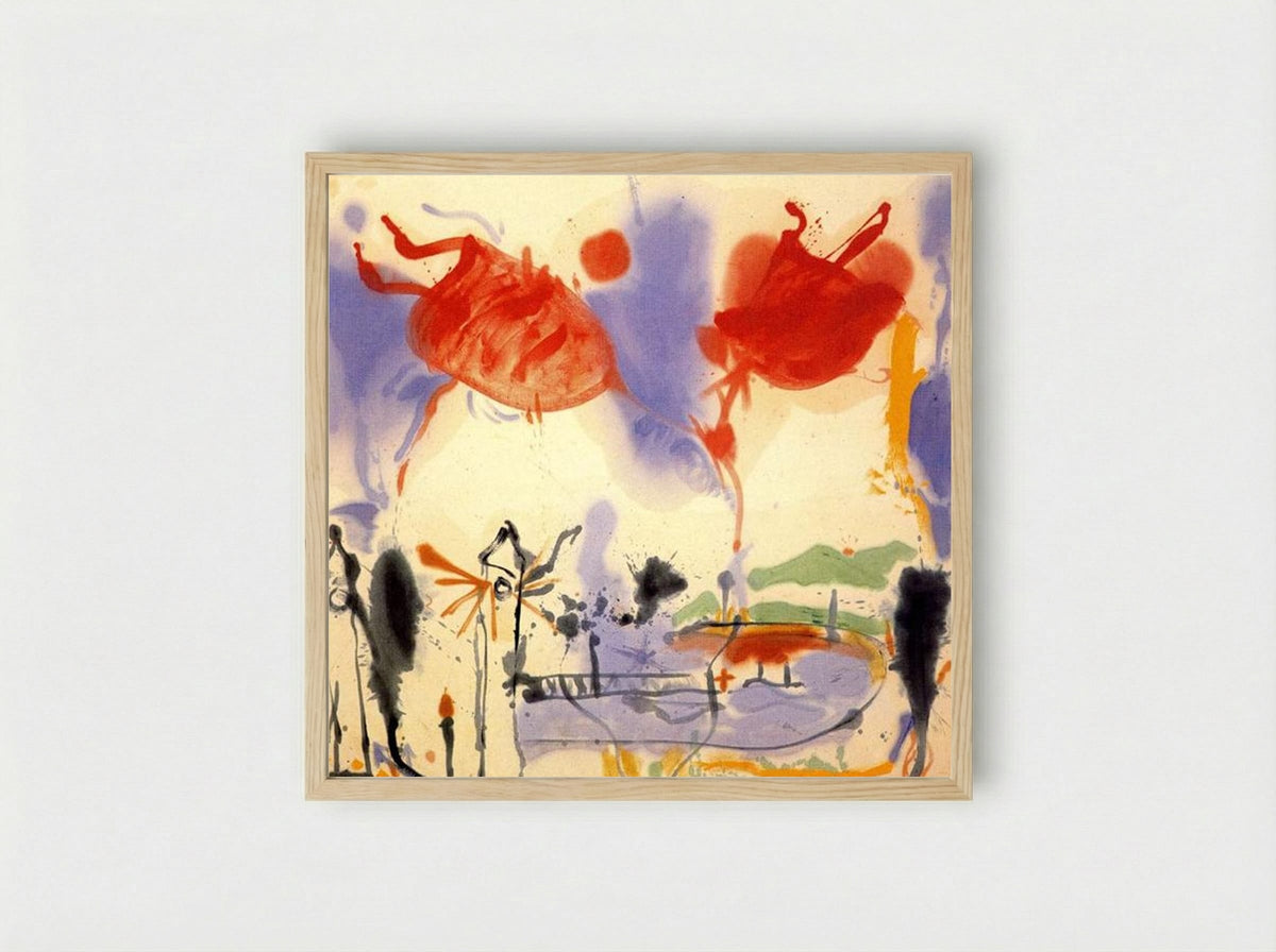 Round Trip - Helen Frankenthaler - Framed Print Wood