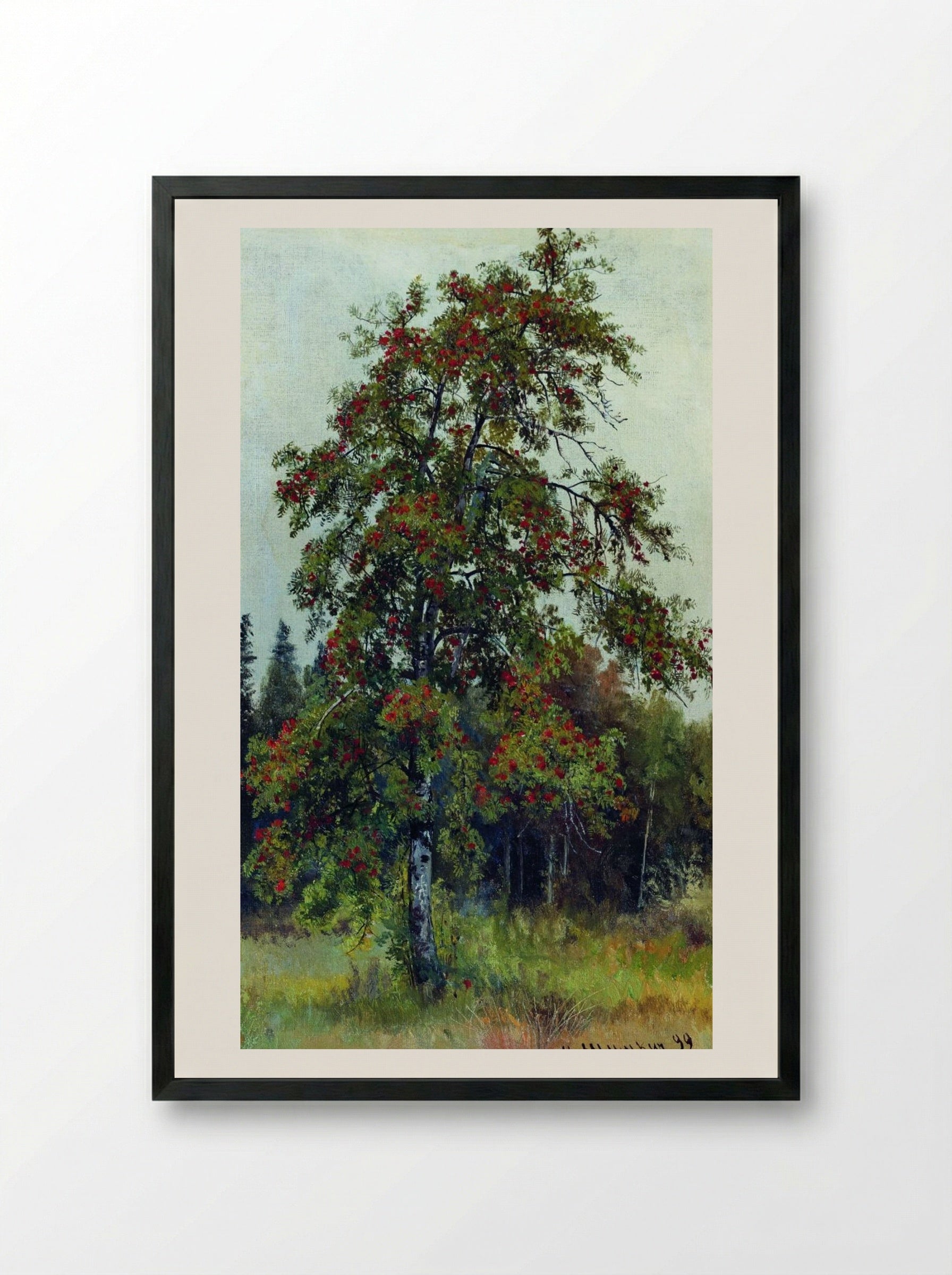Rowan - Ivan Shishkin - Framed Print Black