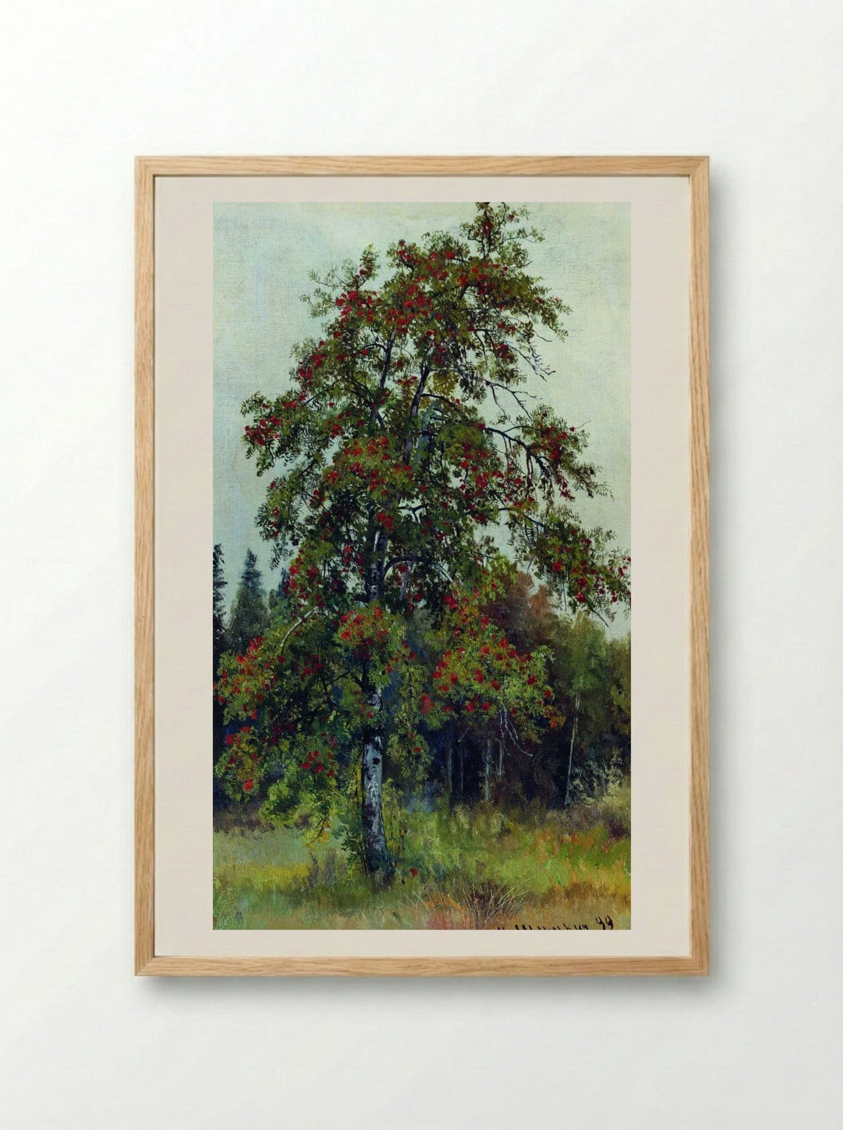 Rowan - Ivan Shishkin - Framed Print Wood