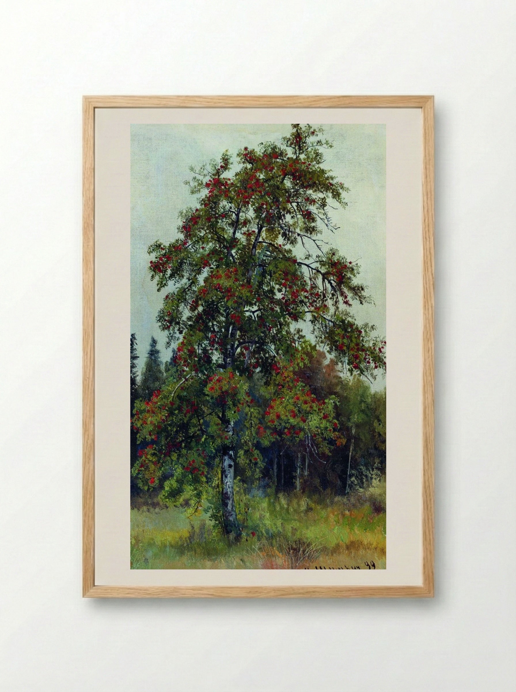 Rowan - Ivan Shishkin - Framed Print Wood