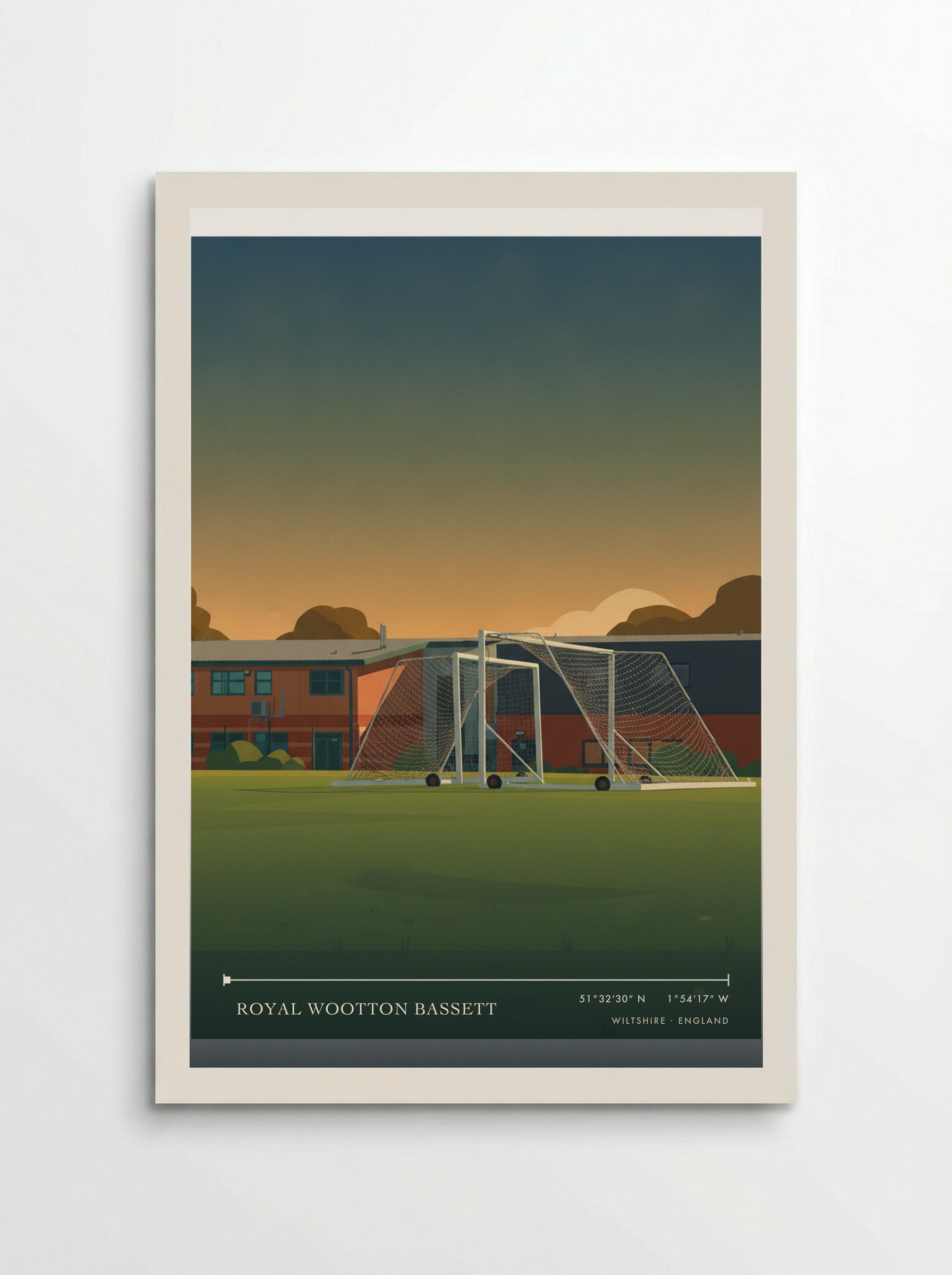 Royal Wootton Bassett Wiltshire England Travel Poster - Poster