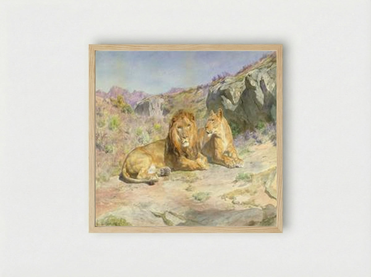 Royalty at Home - Rosa Bonheur - Framed Print Wood