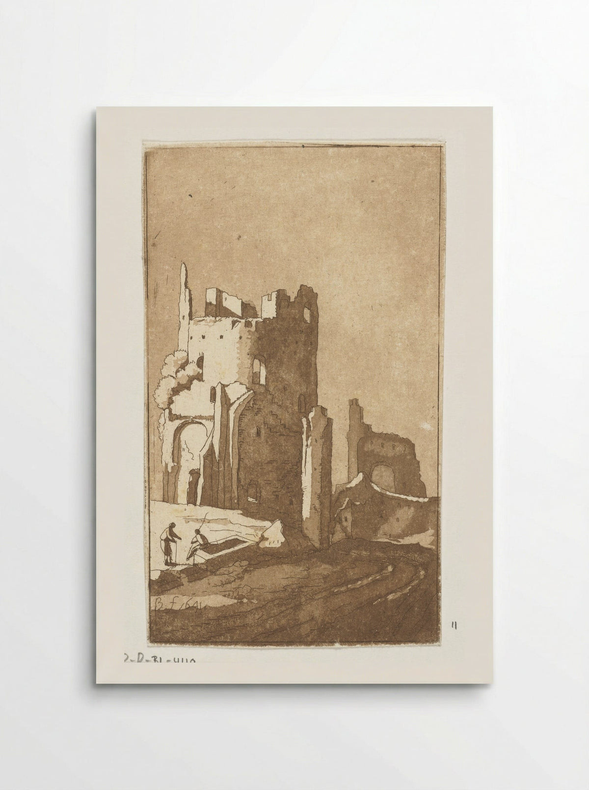 Ruïne - Anthonie van den Bos - Poster