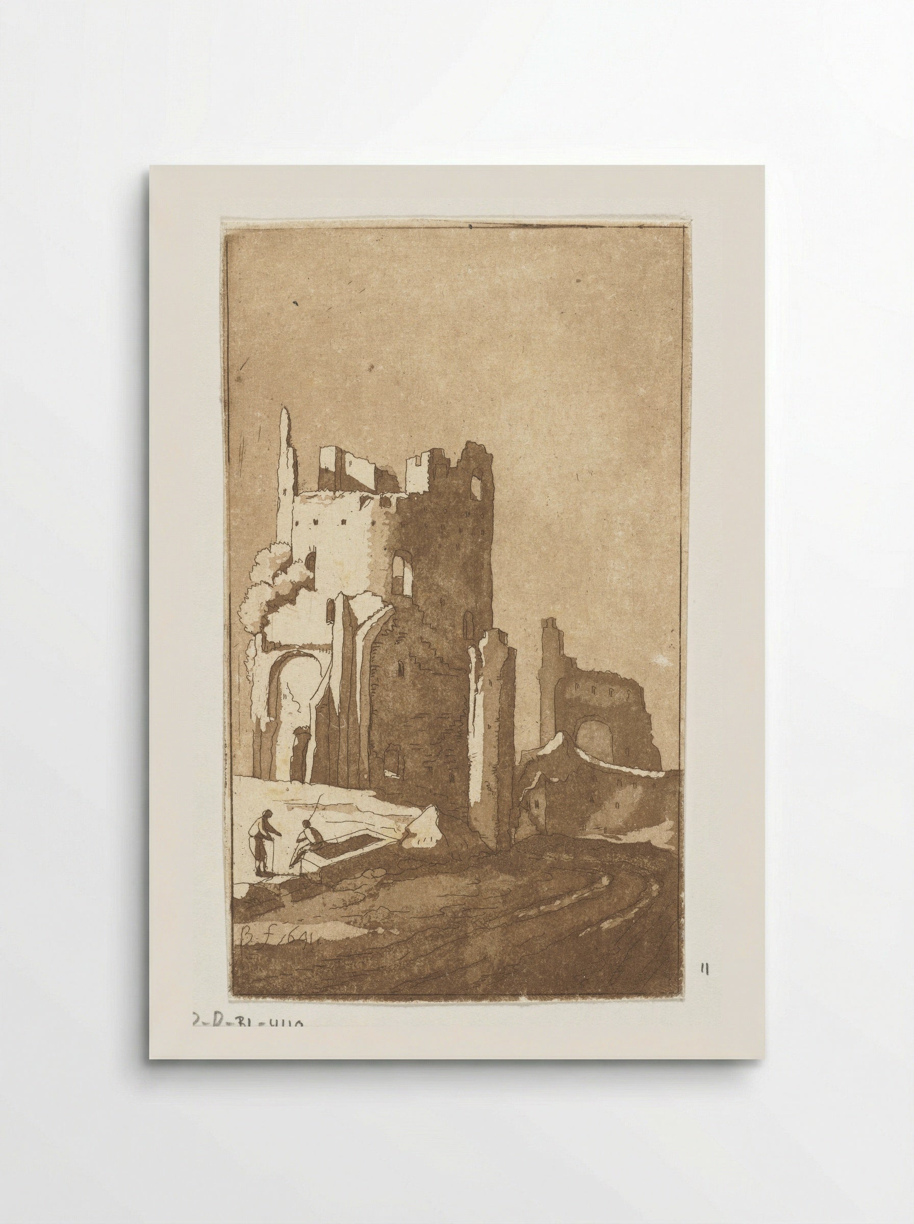 Ruïne - Anthonie van den Bos - Poster