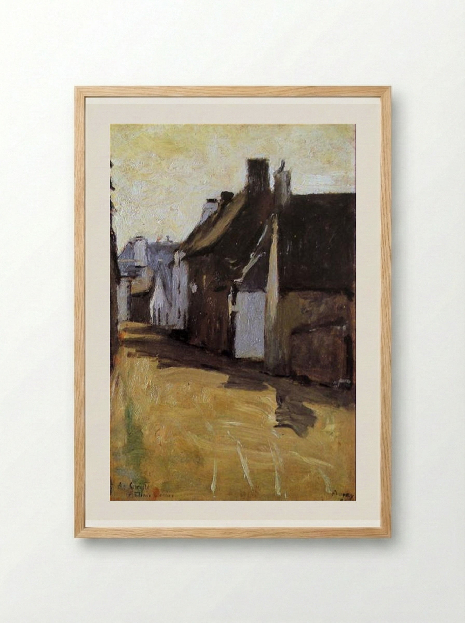 Rua Bretã - António Carneiro - Framed Print Wood