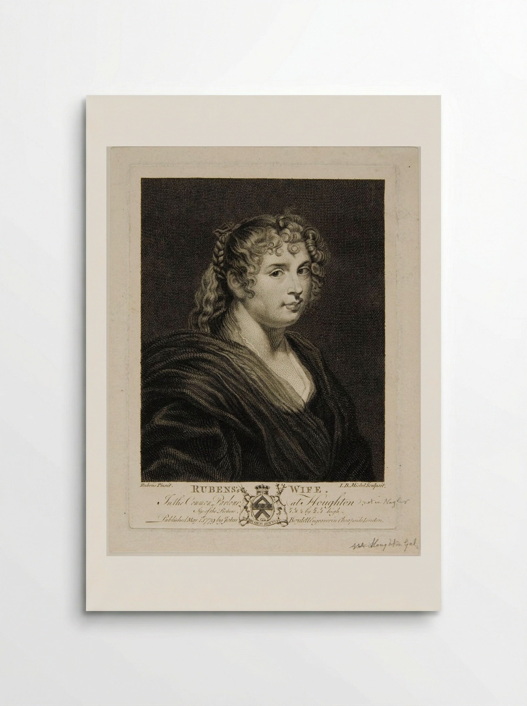 Rubens' Wife - Jean Baptiste Michel - Poster