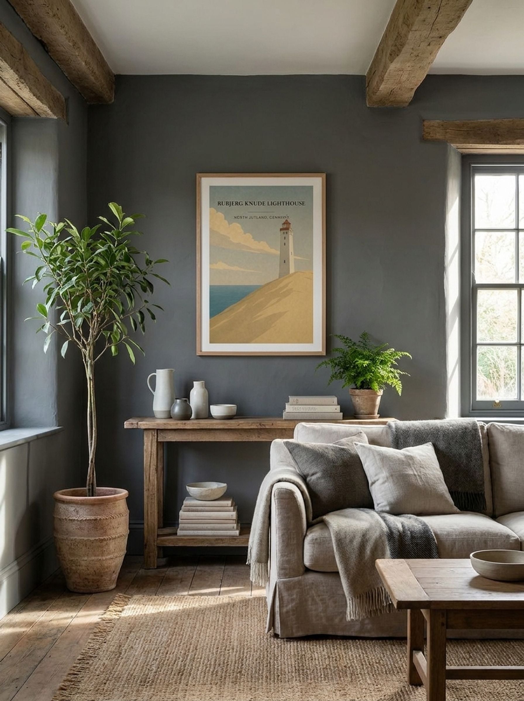 Rubjerg Knude Lighthouse Travel Poster Artwork - Lifestyle