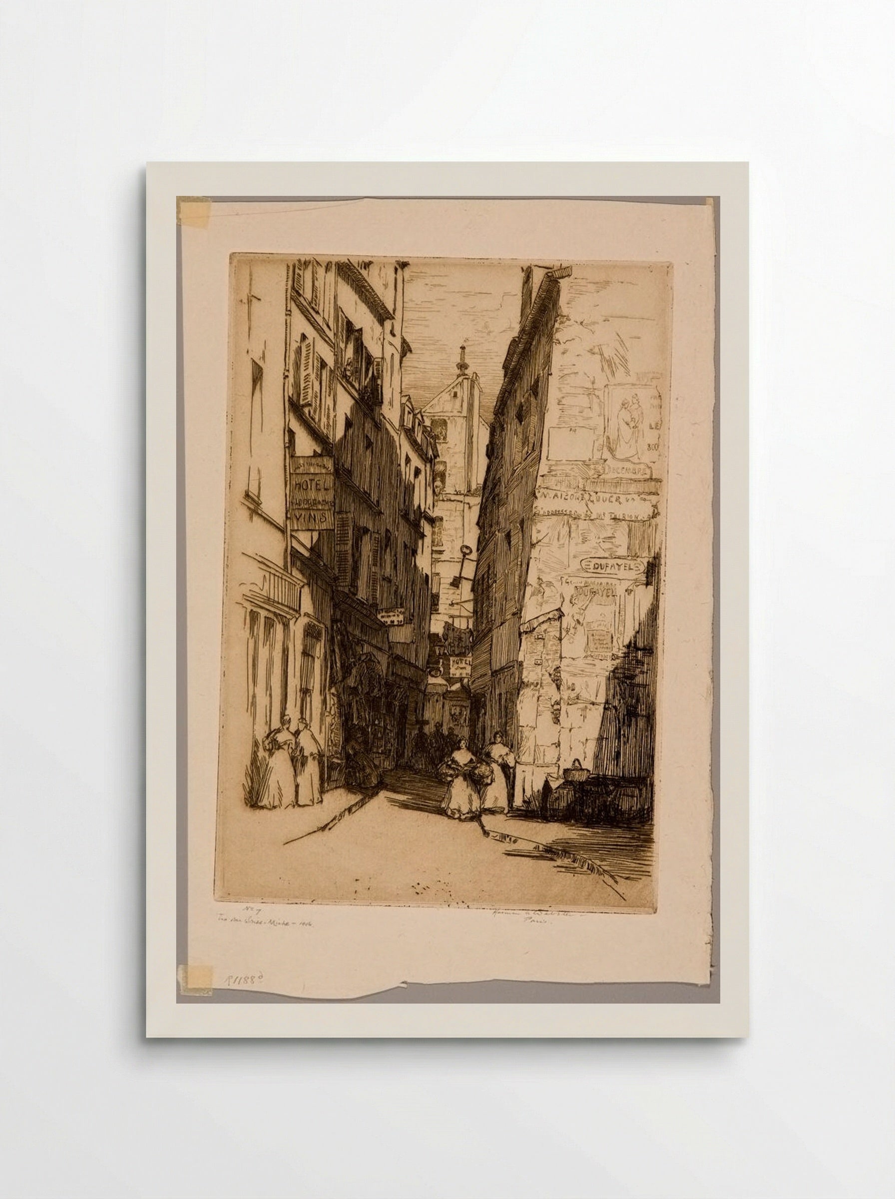 Rue Brisemiche, Paris - Herman Armour Webster - Poster