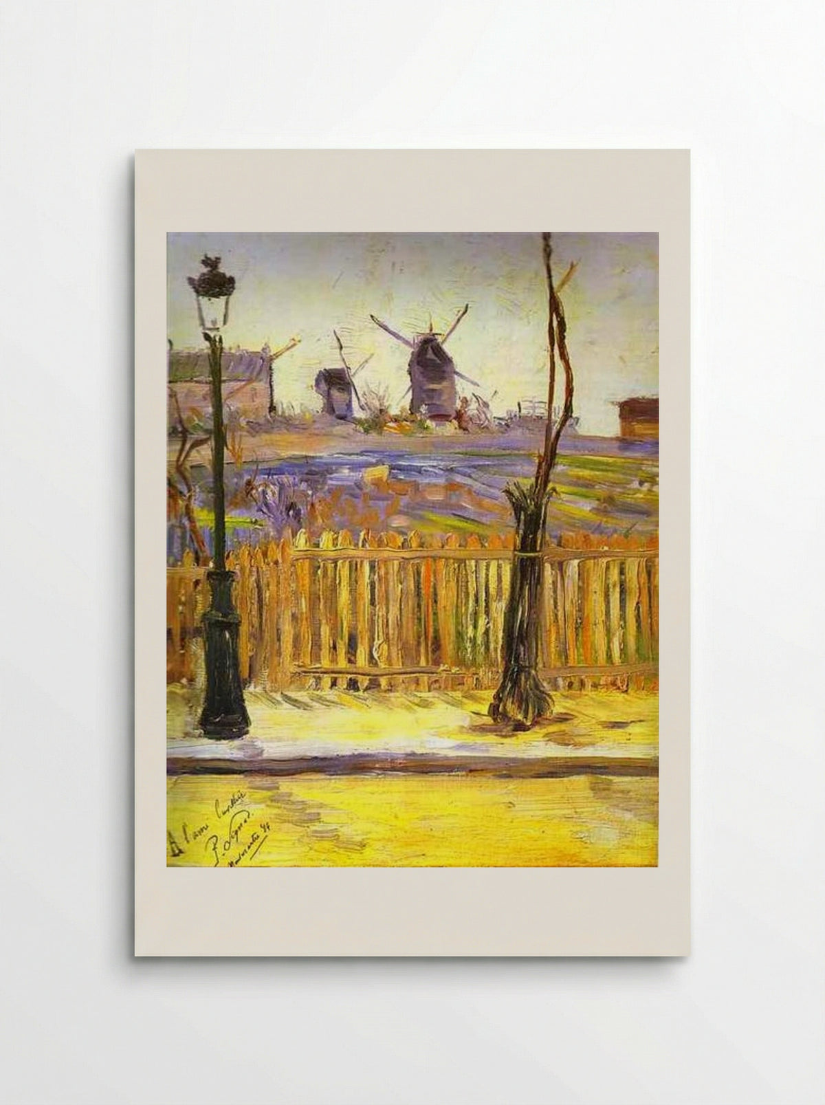 Rue Caulaincourt, Mills on Montmartre - Paul Signac - Poster