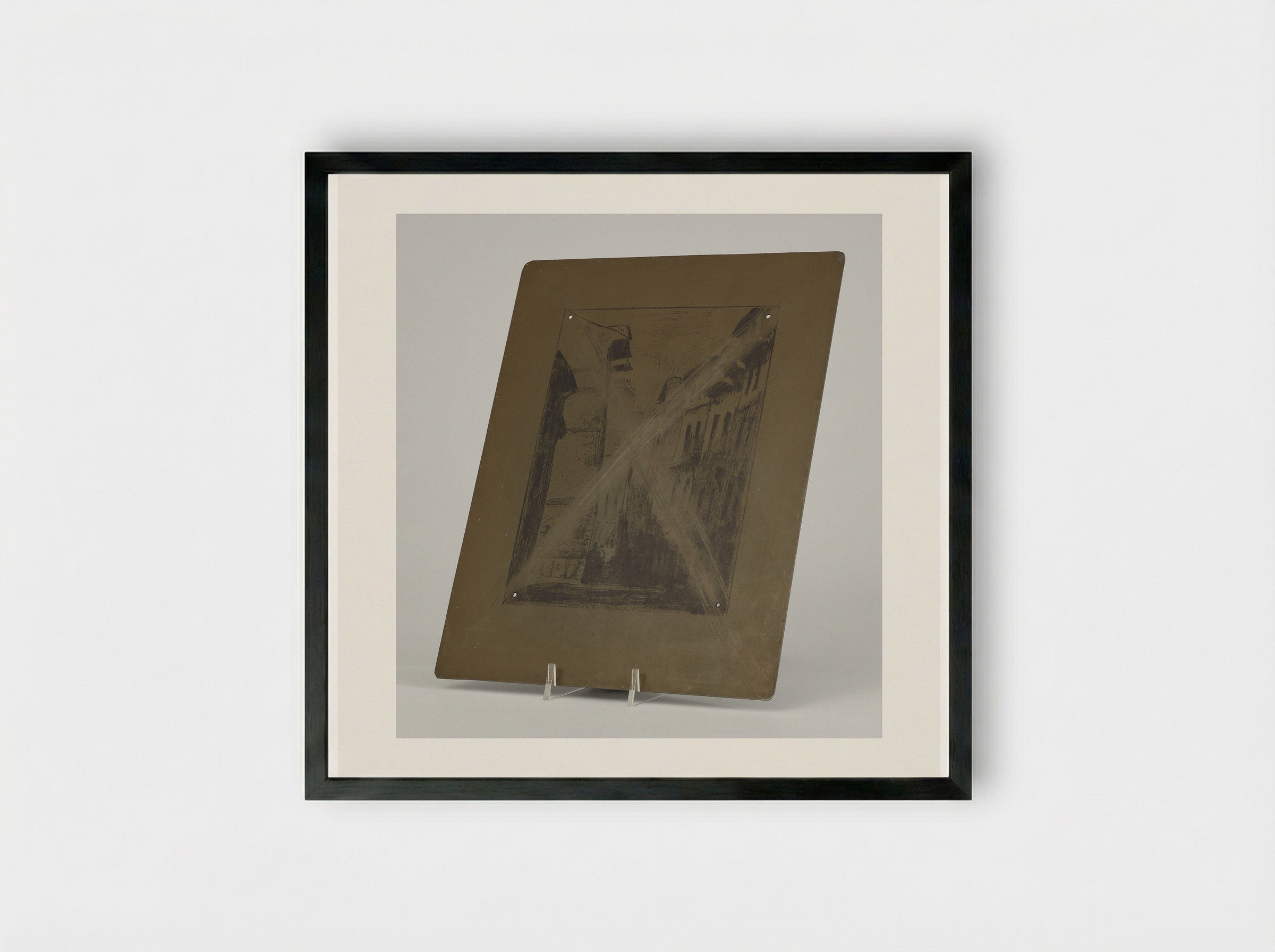 Rue Molière - Camille Pissarro - Framed Print Black