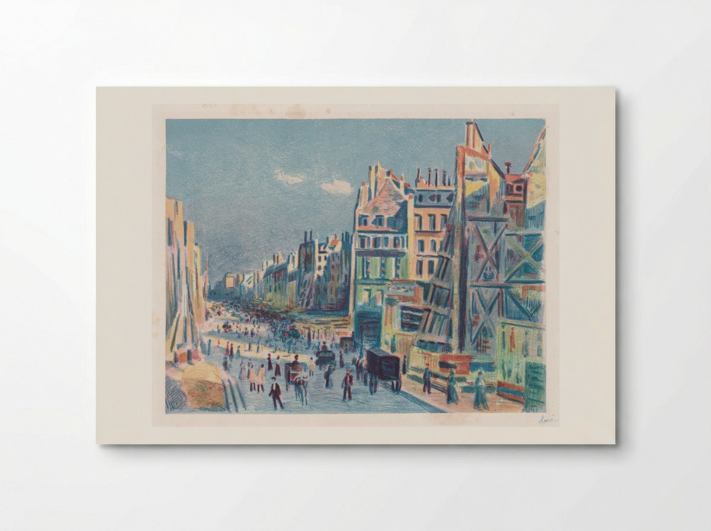 Rue Réaumur - Maximilien Luce - Poster
