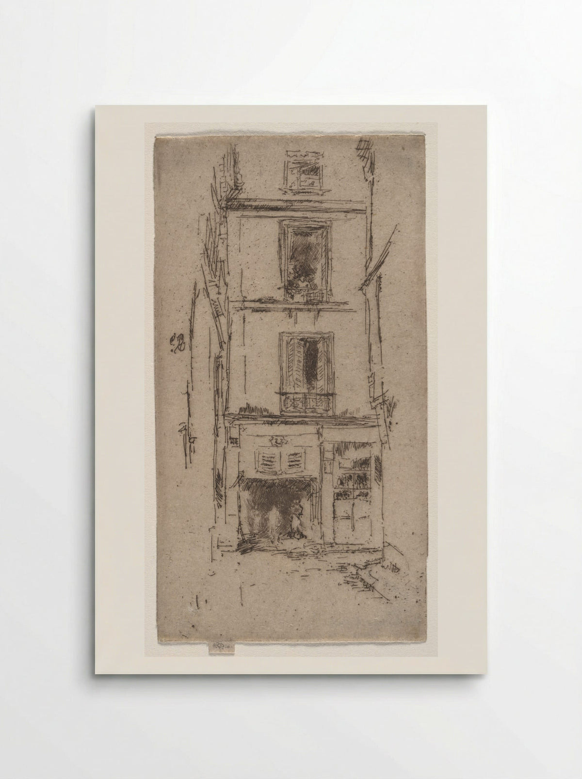 Rue des Bons Enfants, Tours - James McNeill Whistler - Poster