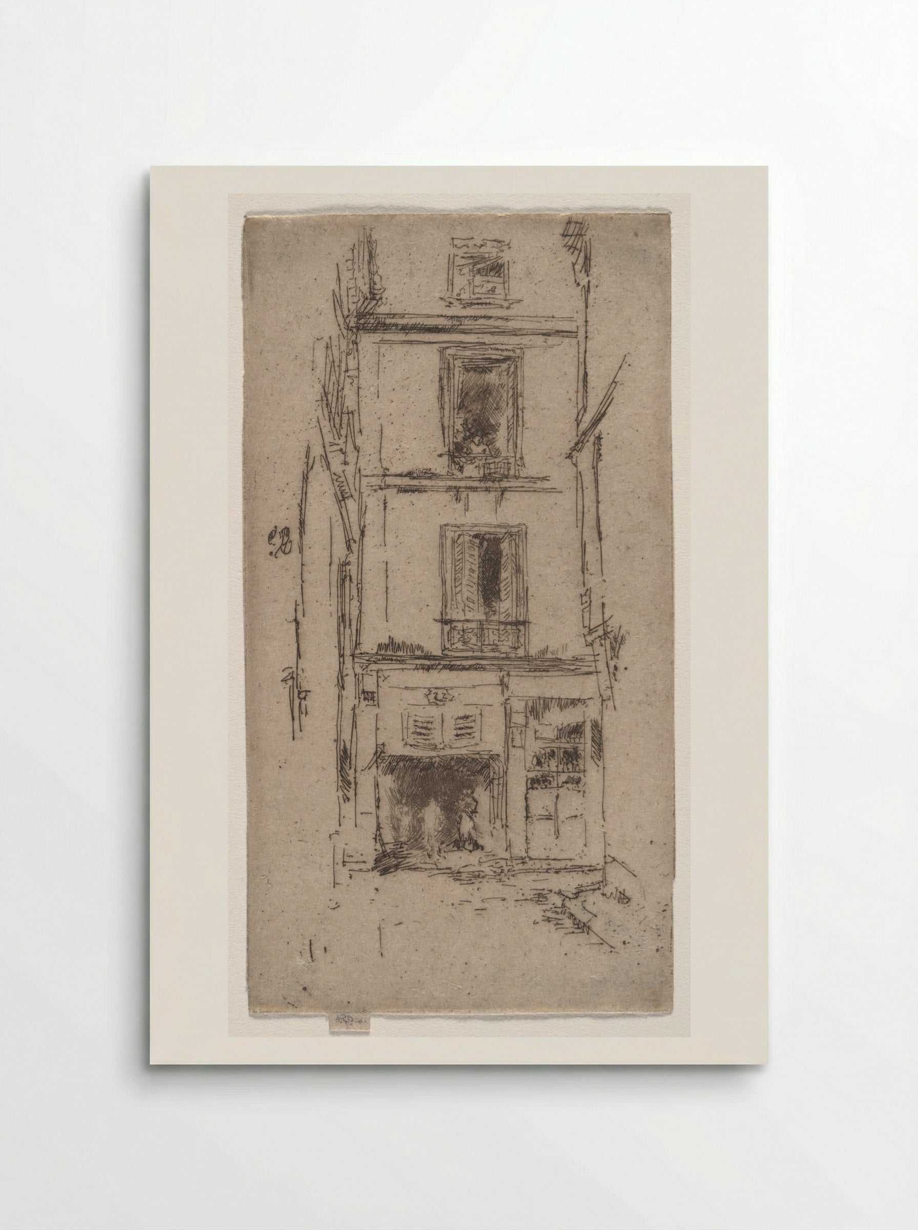 Rue des Bons Enfants, Tours - James McNeill Whistler - Poster