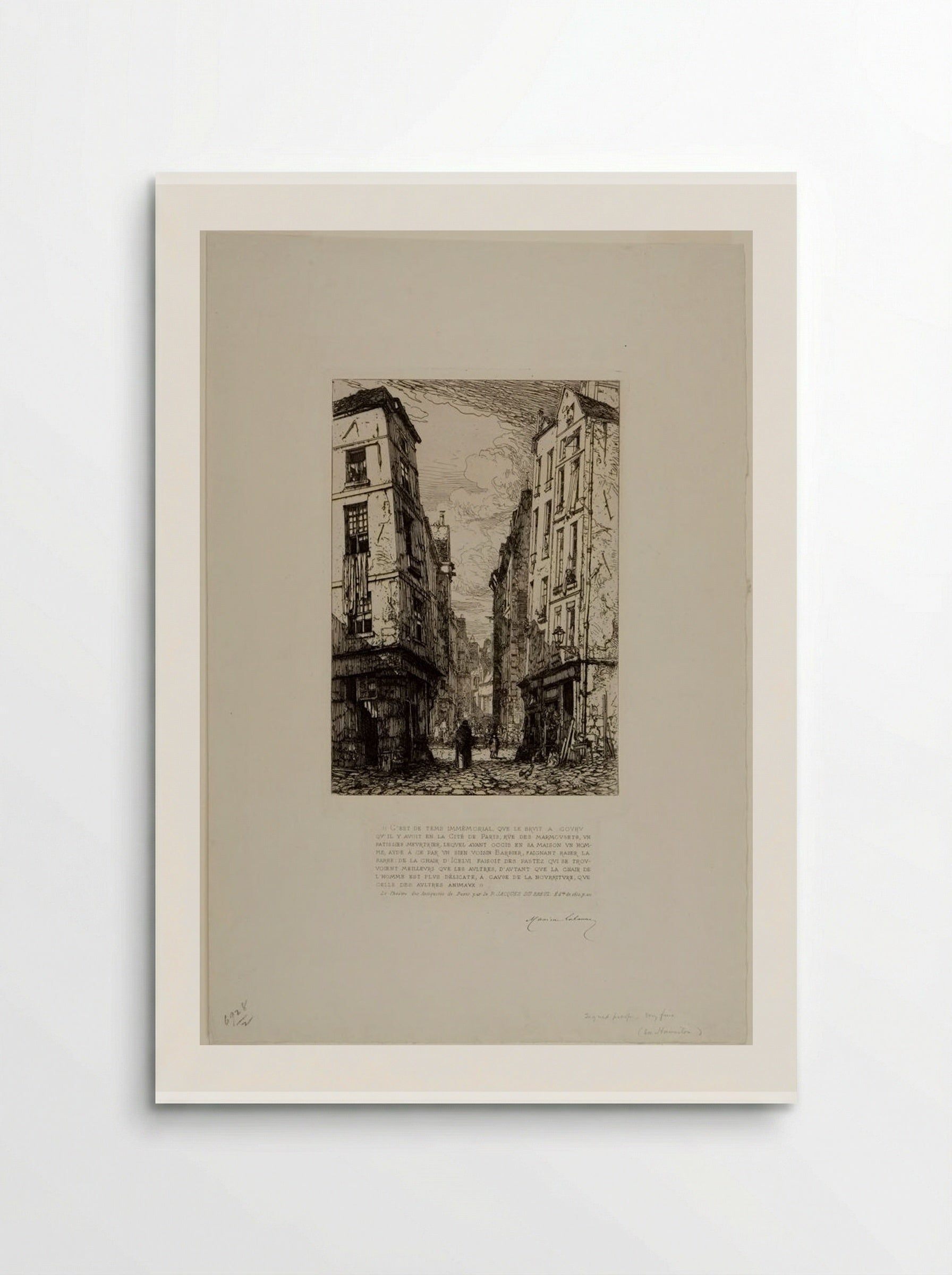 Rue des Marmousets - Maxime Lalanne - Poster