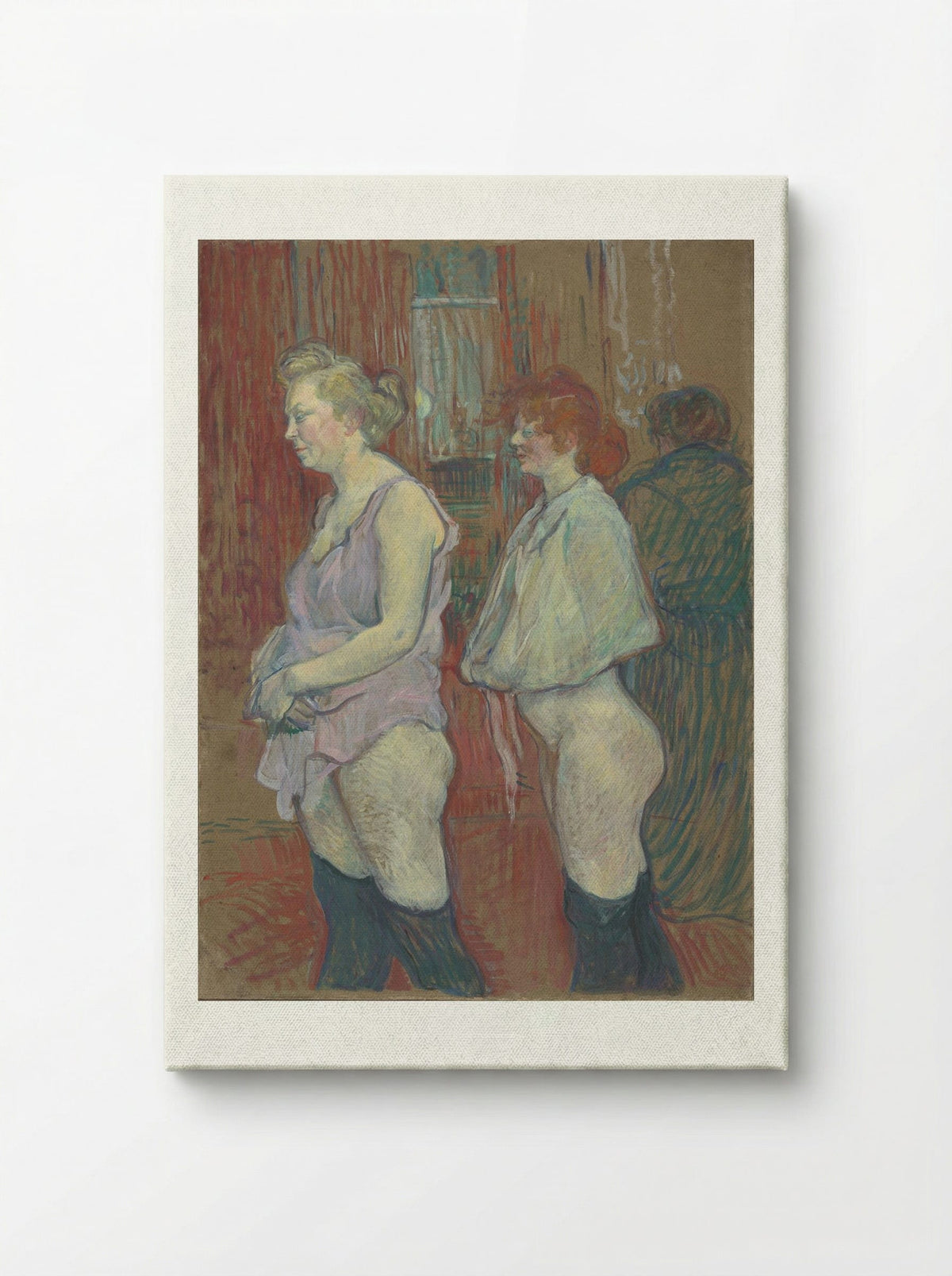 Rue des Moulins - Henri de Toulouse-Lautrec - Canvas