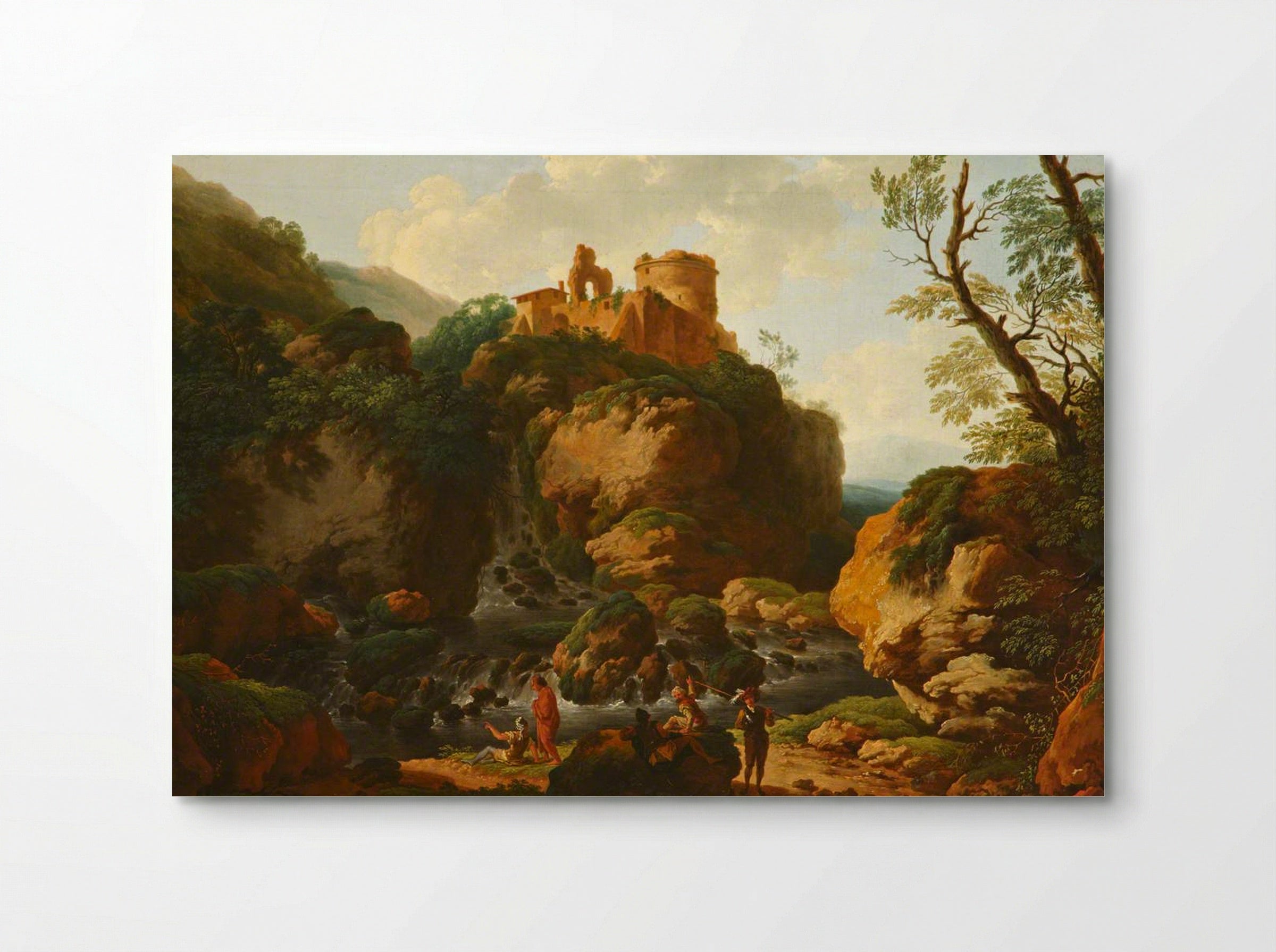 Ruined Castle - Christian Wilhelm Ernst Dietrich - Poster