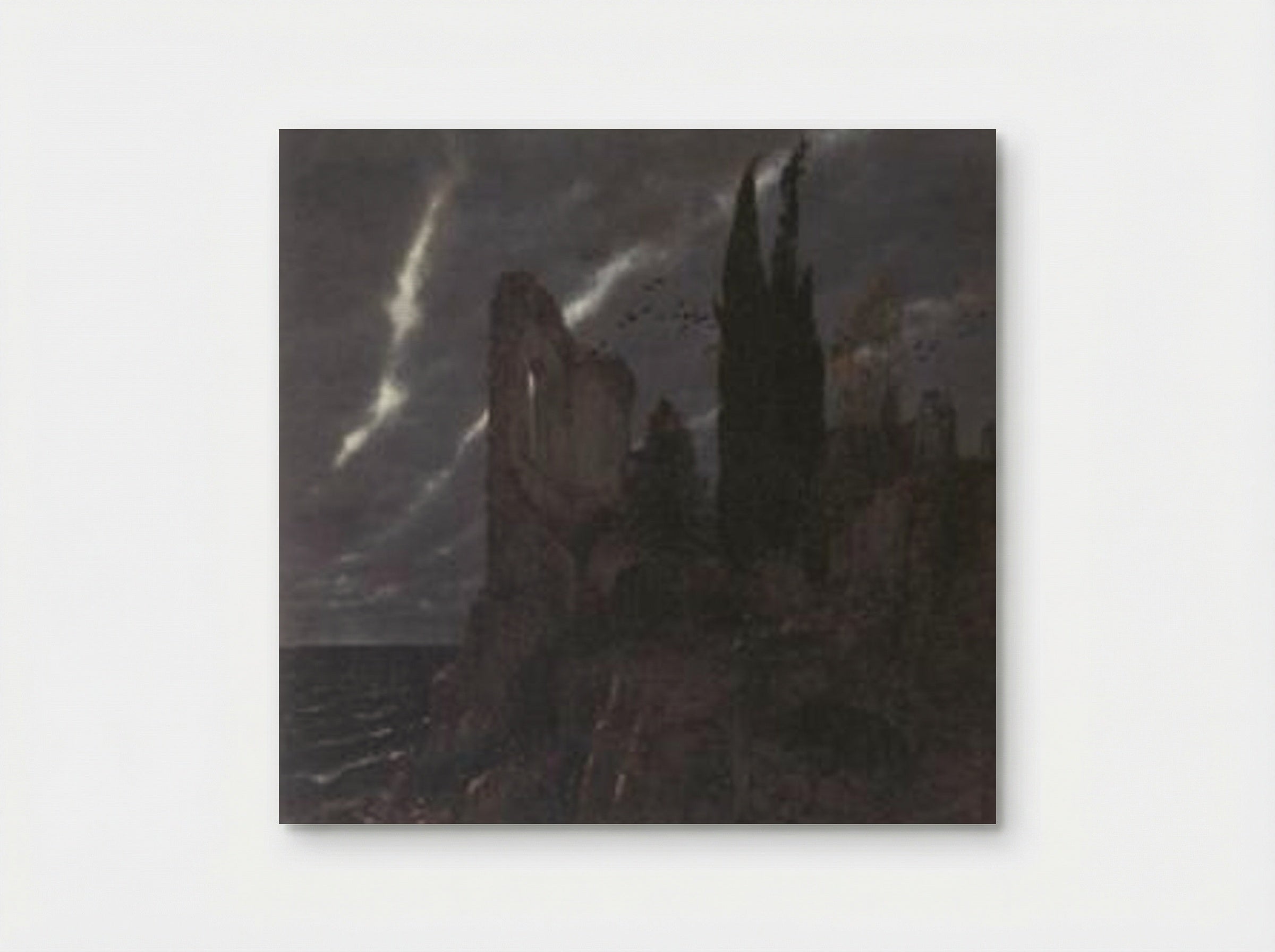 Ruins by the Sea - Arnold Böcklin - Poster