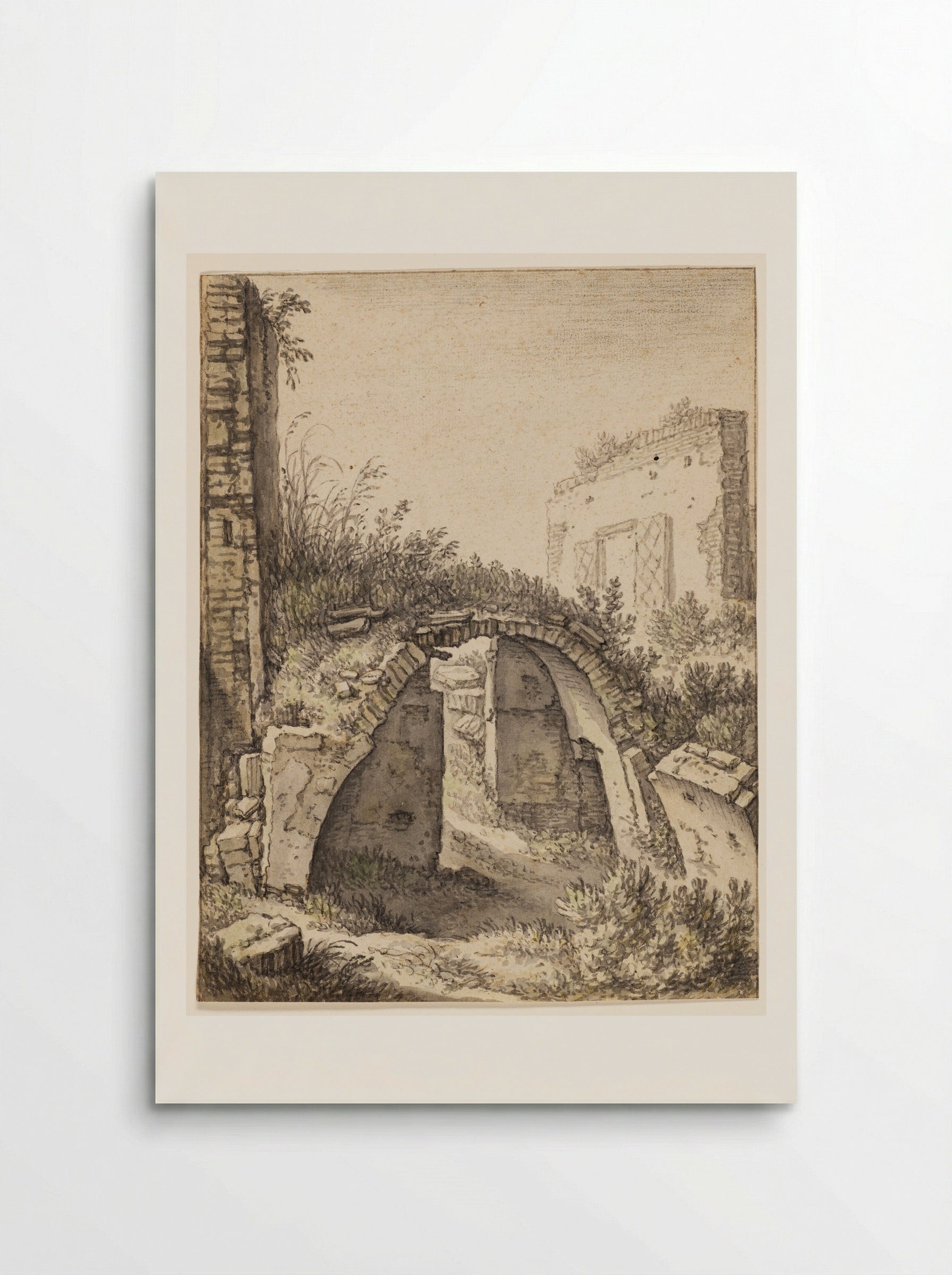 Ruins in Utrecht by the Saint Jobsgasthuis - Herman Saftleven - Poster