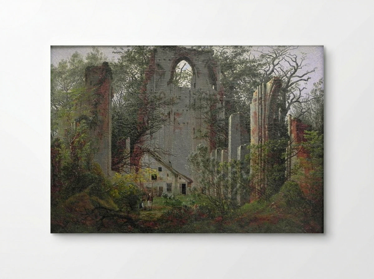 Ruins of Eldena Abbey - Caspar David Friedrich - Poster