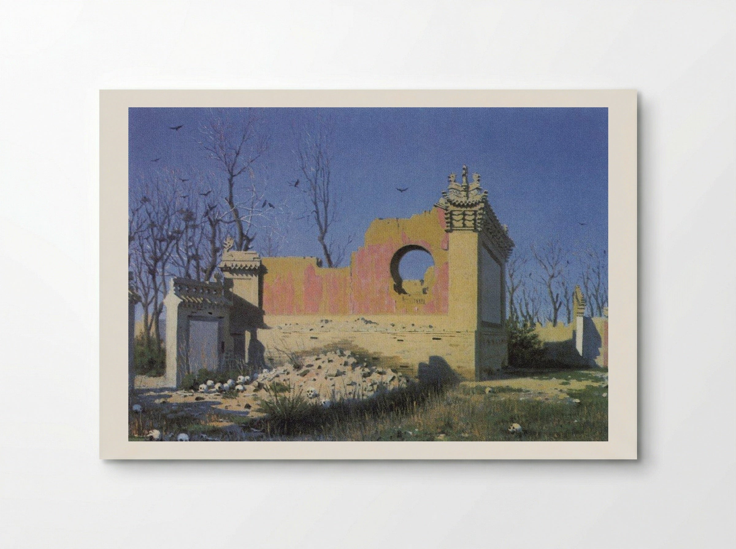 Ruins of a Theater in Chuguchak - Vasily Vereshchagin - Poster
