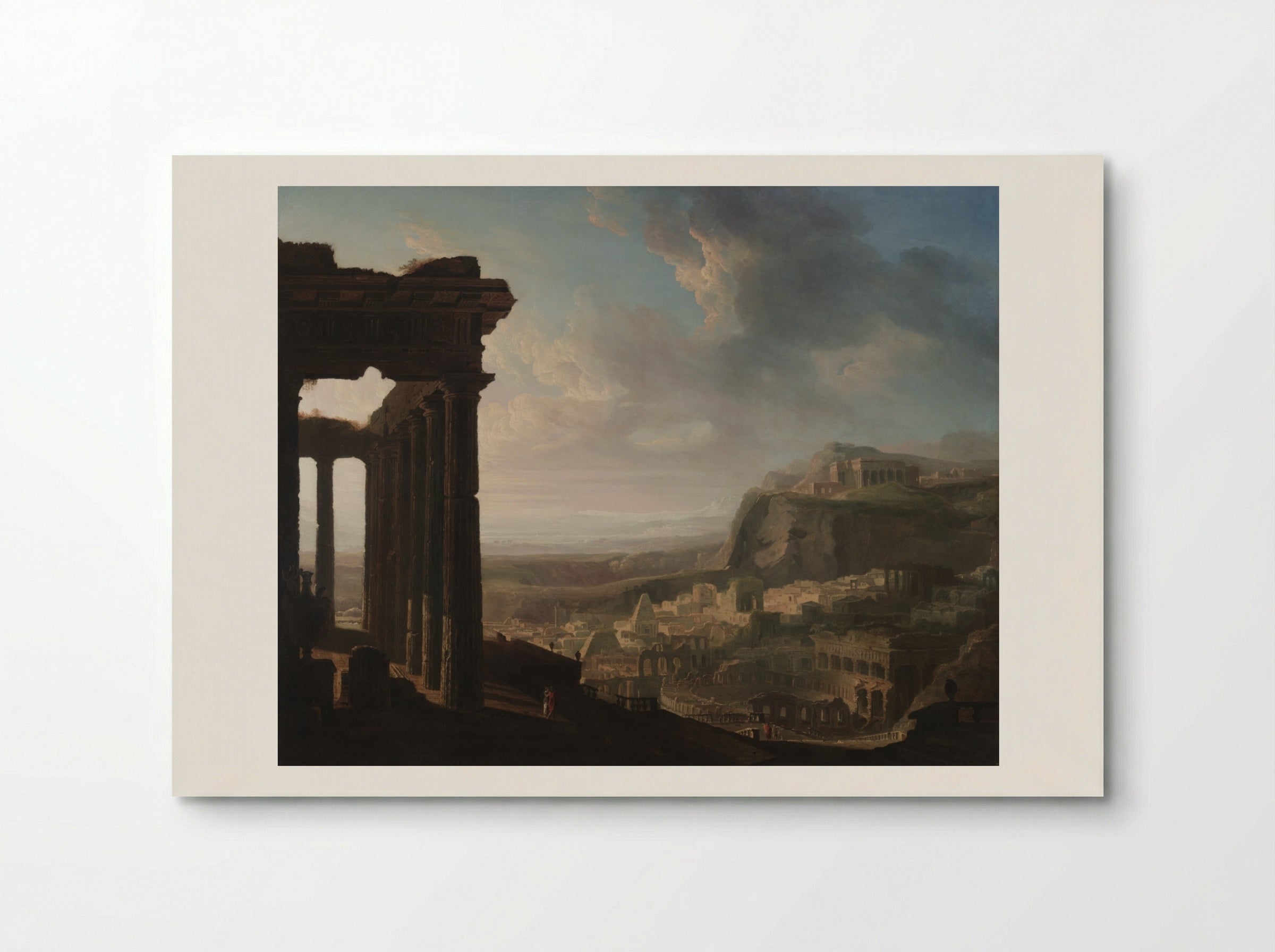Ruins of an Ancient City - John Martin - Poster