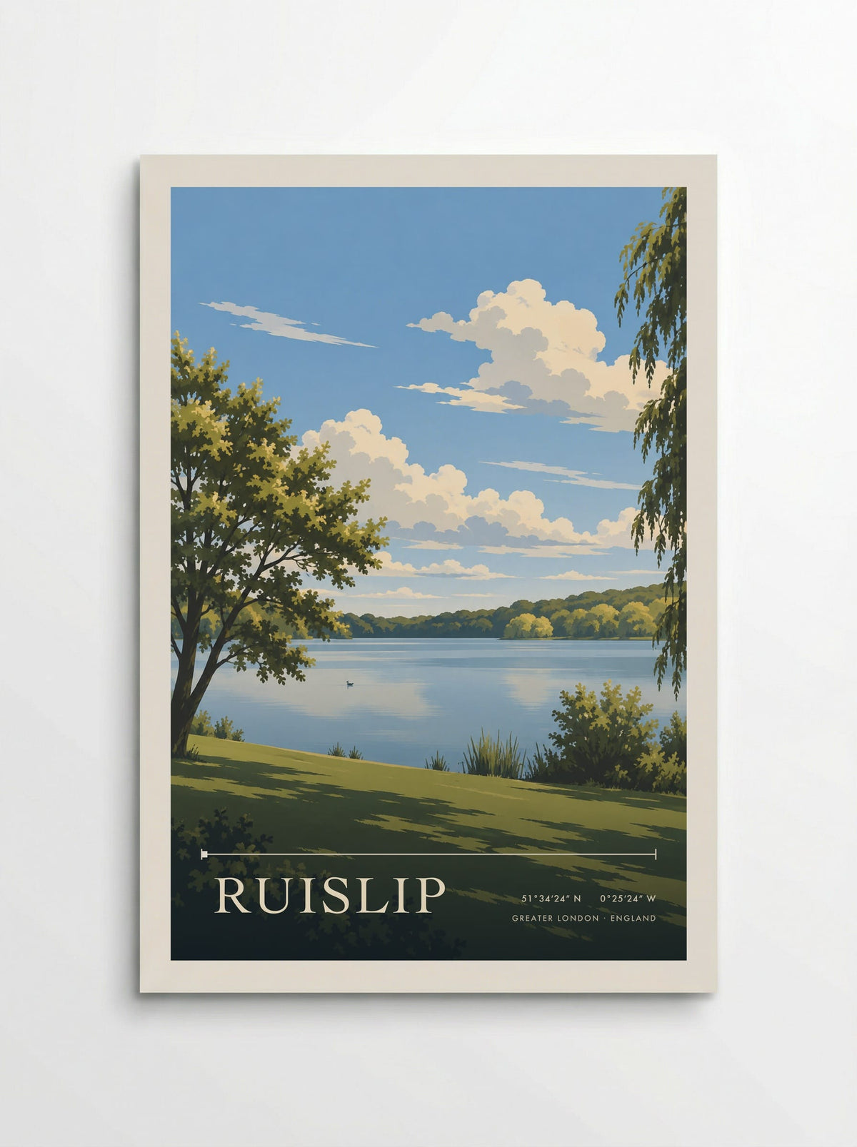 Ruislip, Greater London | Travel Poster - Poster