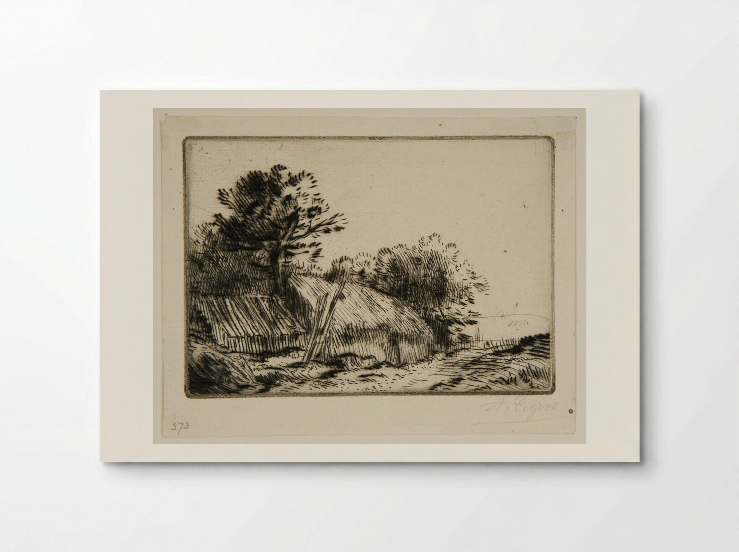 Rural Scene - Alphonse Legros - Poster