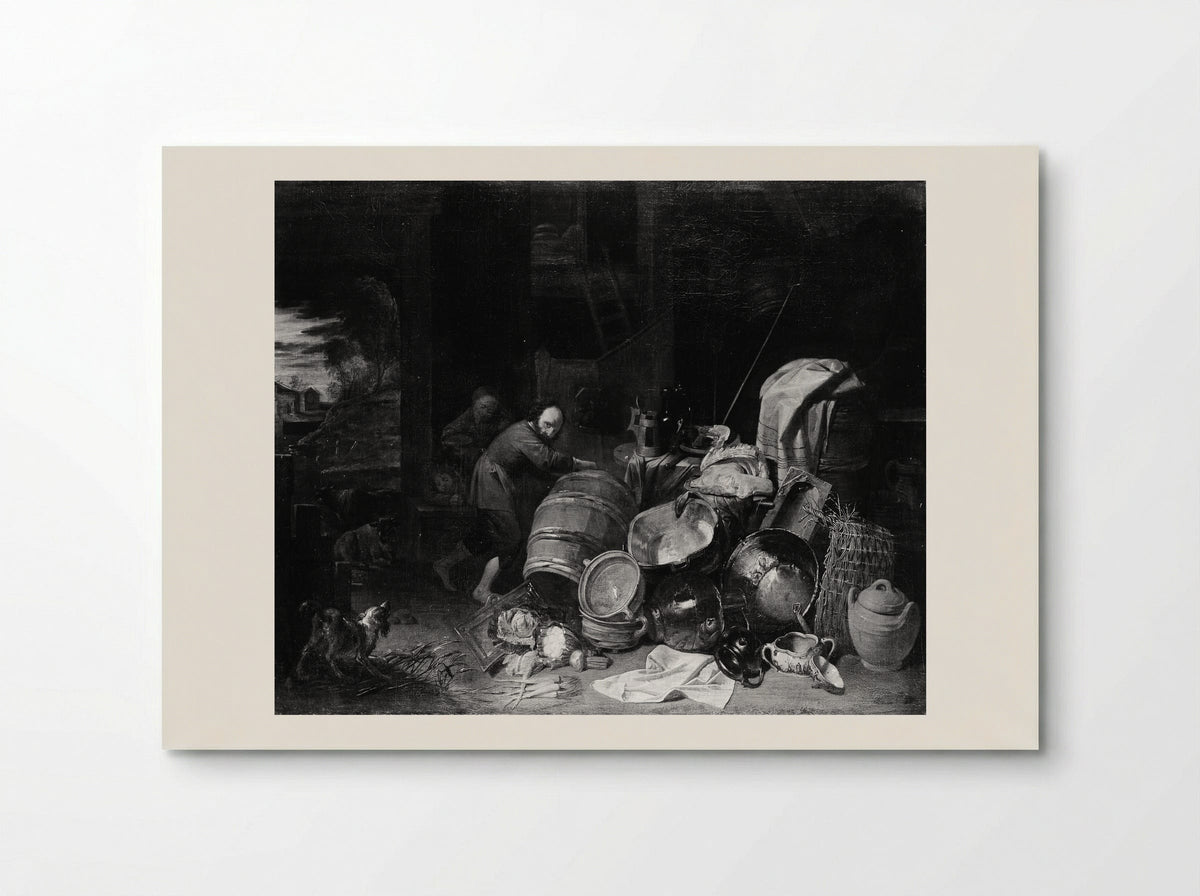 Rustic Interior - David Ryckaert III - Poster