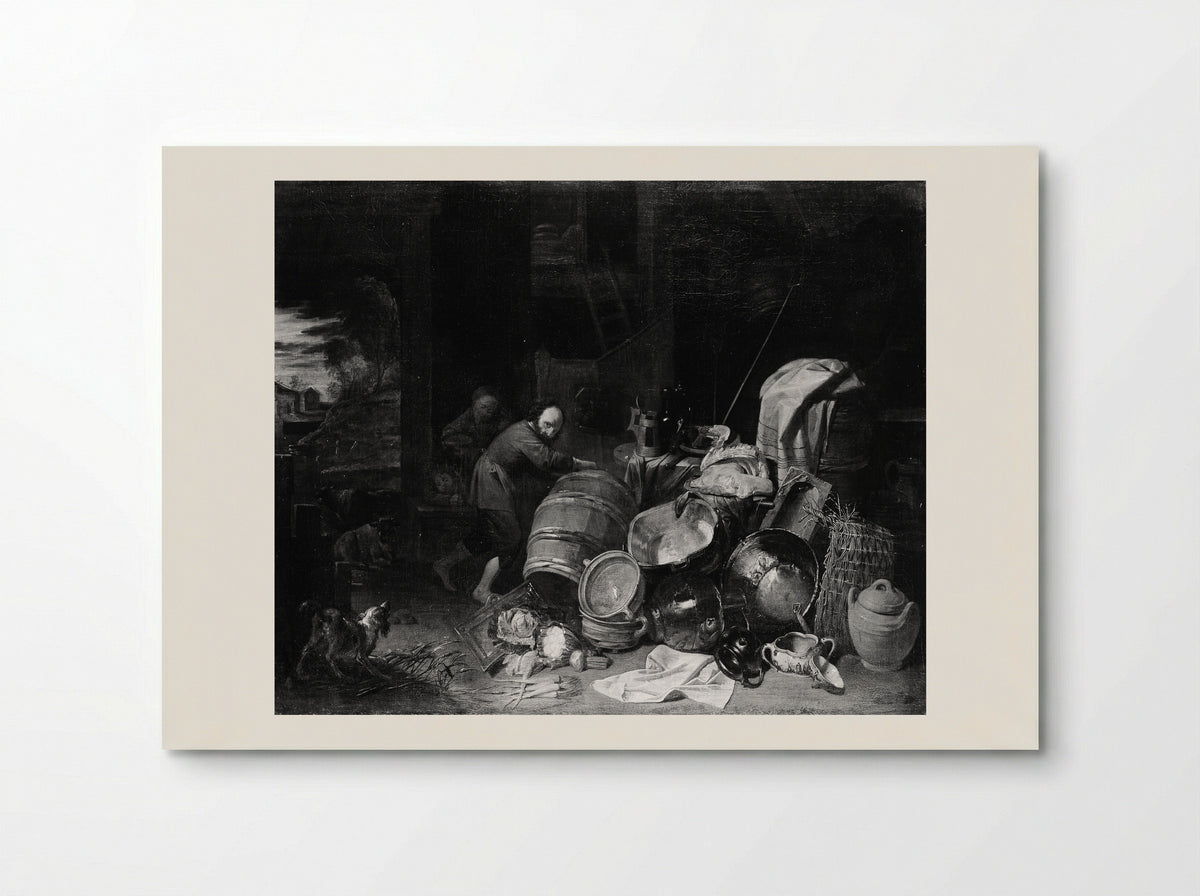 Rustic Interior - David Ryckaert III - Poster