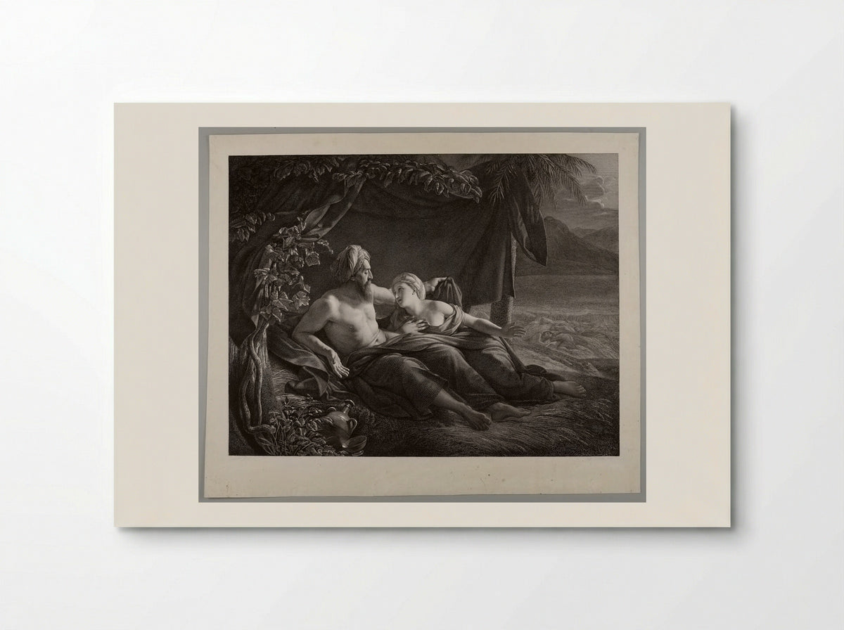 Ruth and Boaz - Pierre Alexandre Tardieu - Poster