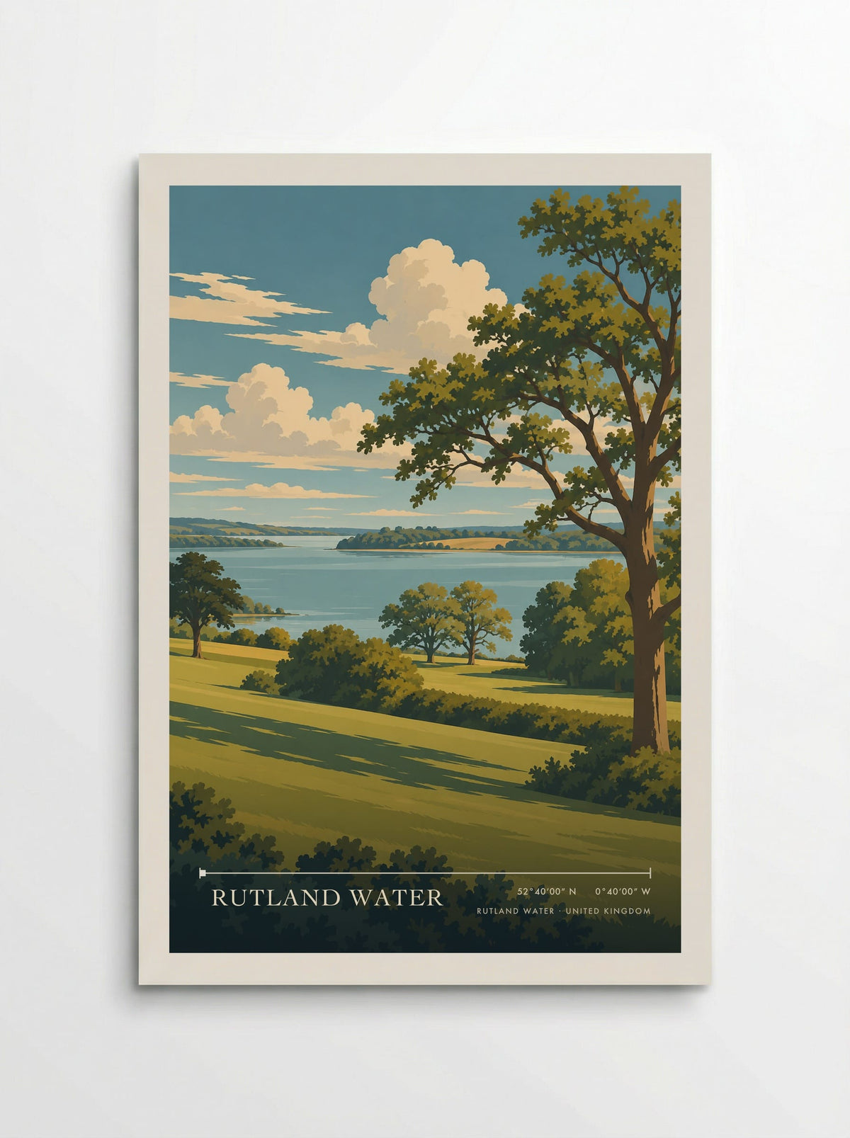 Rutland Water | Travel Poster - Poster