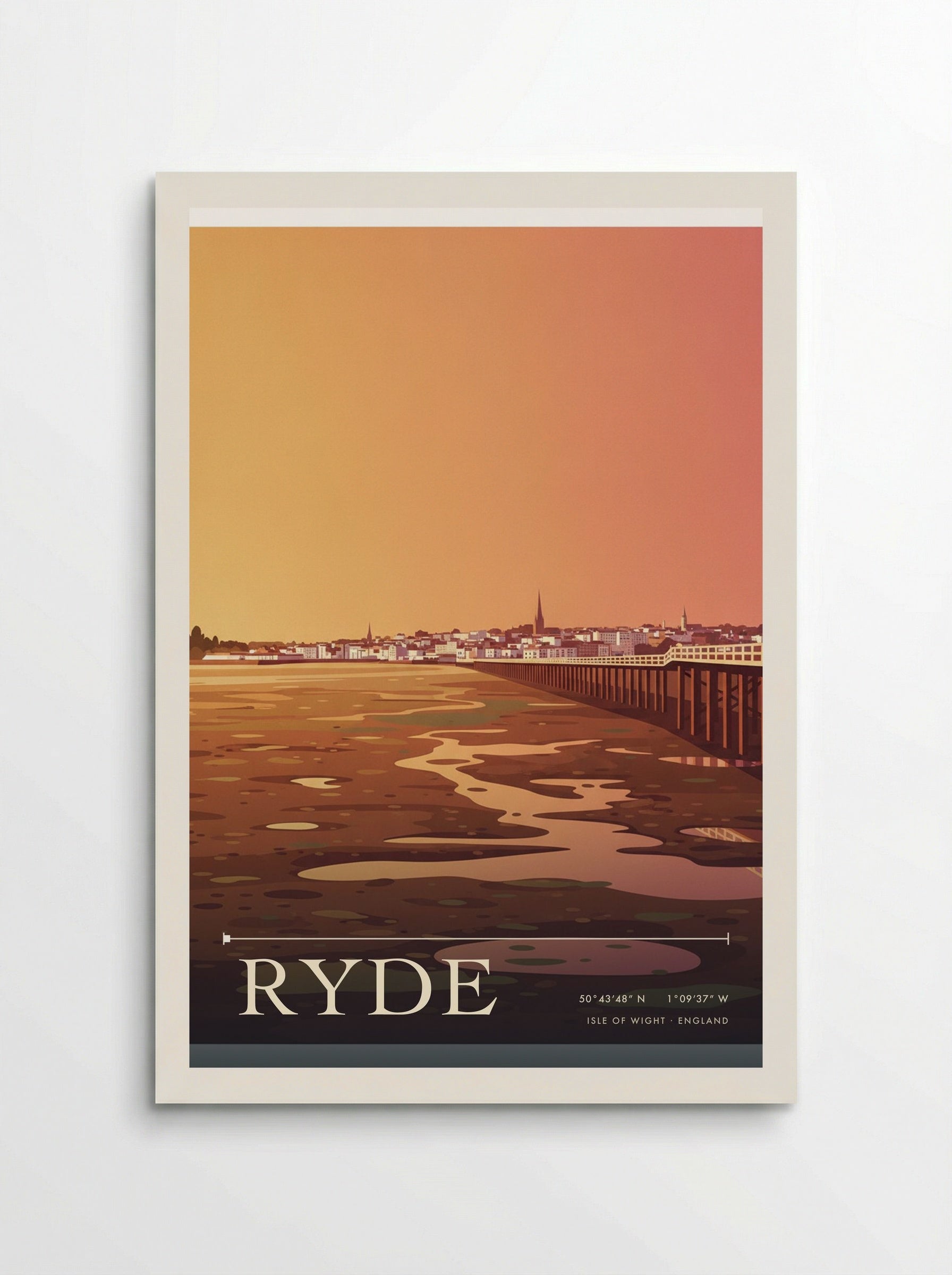 Ryde Isle of Wight England Travel Poster - Poster