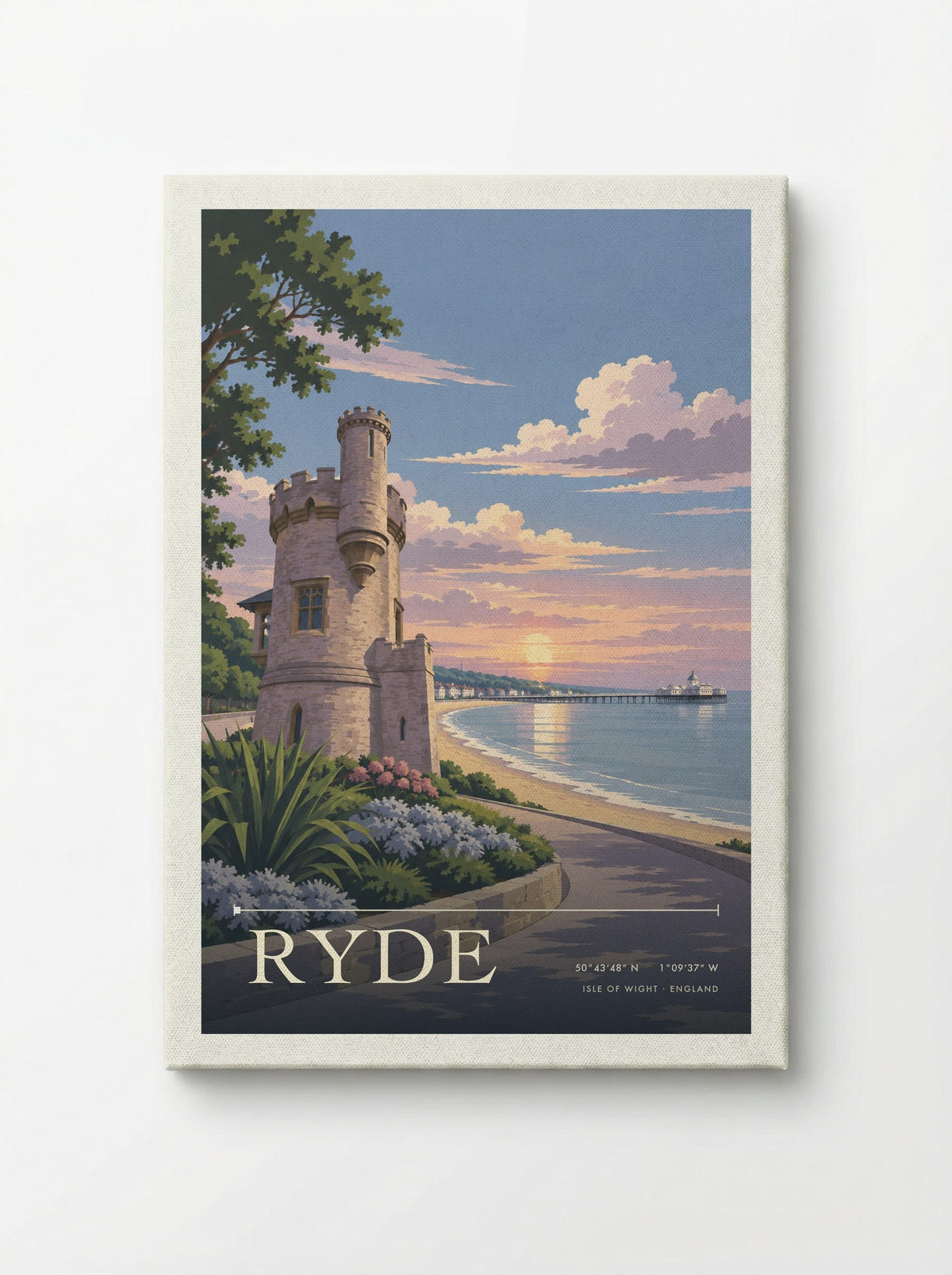 Ryde Isle of Wight | Travel Poster - Canvas