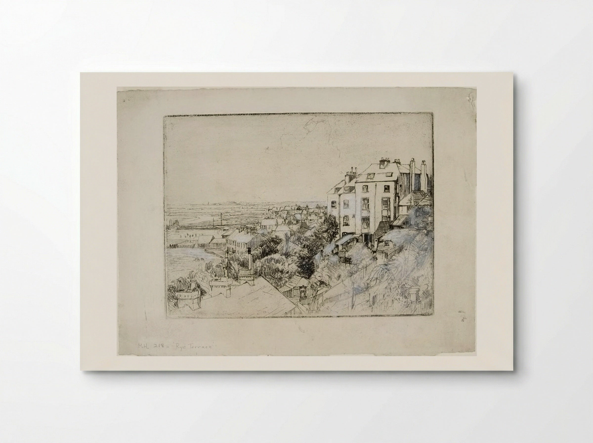 Rye Terrace - Frank Short - Poster