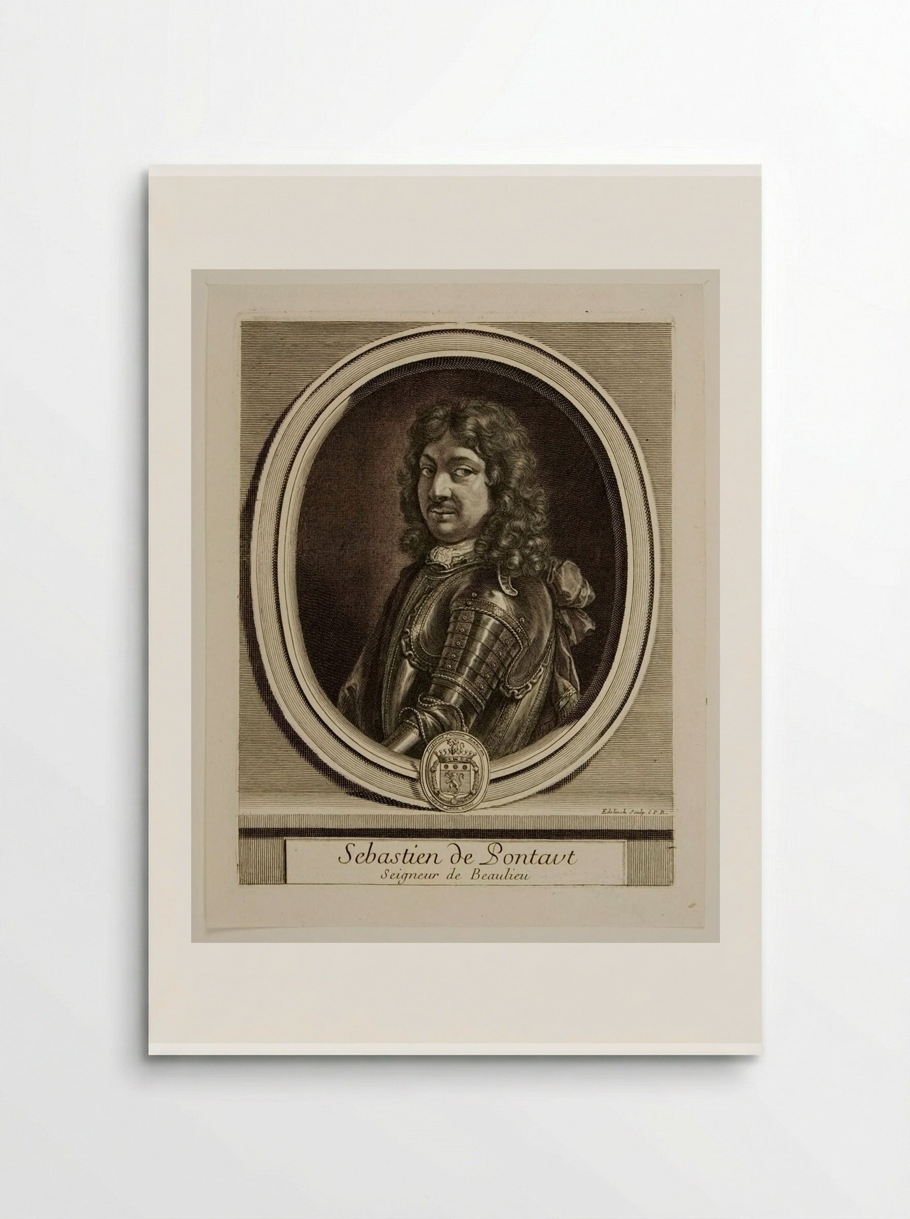 Sébastien de Pontault, Seigneur de Beaulieu - Gérard Edelinck - Poster